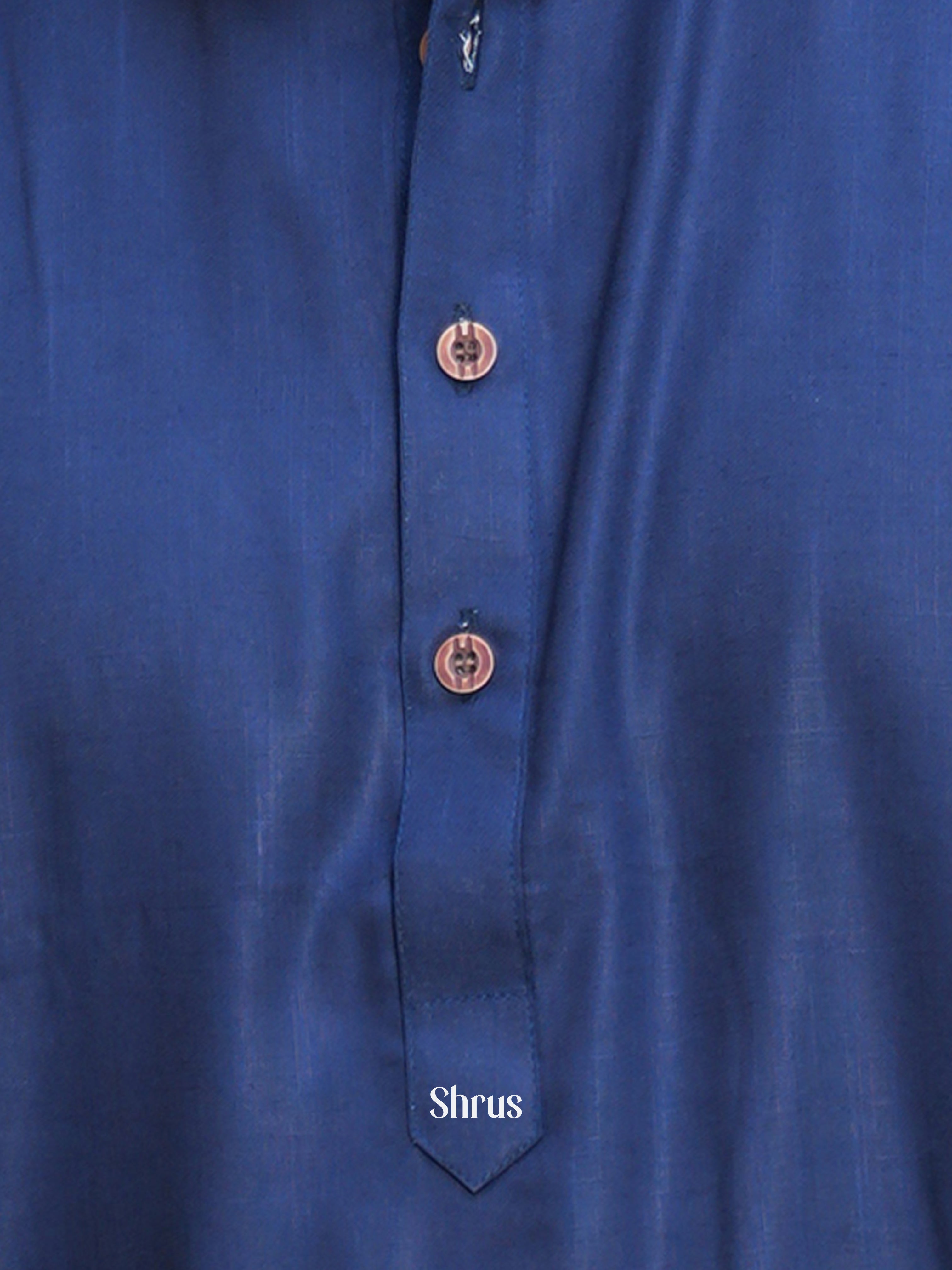 Blue - Readymade Mens Kurta