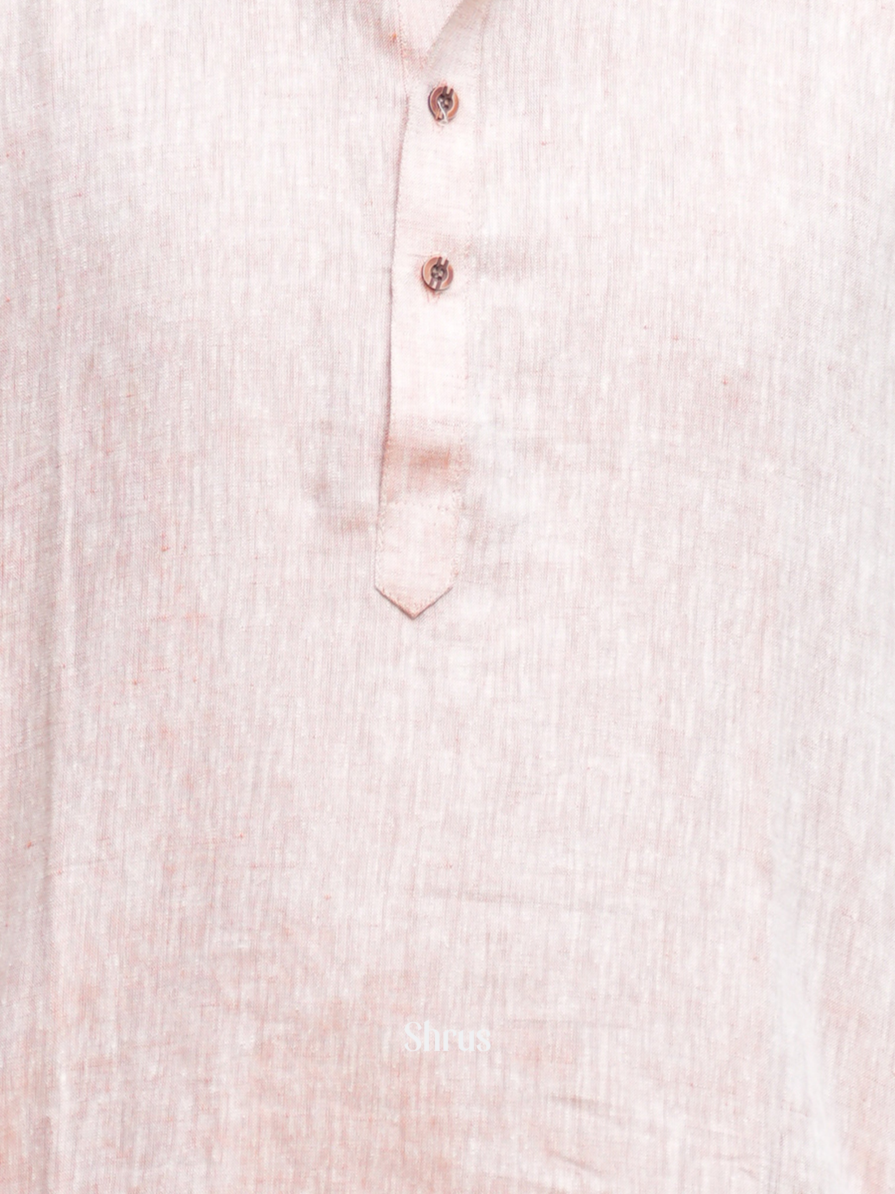 Pink - Readymade Mens Kurta