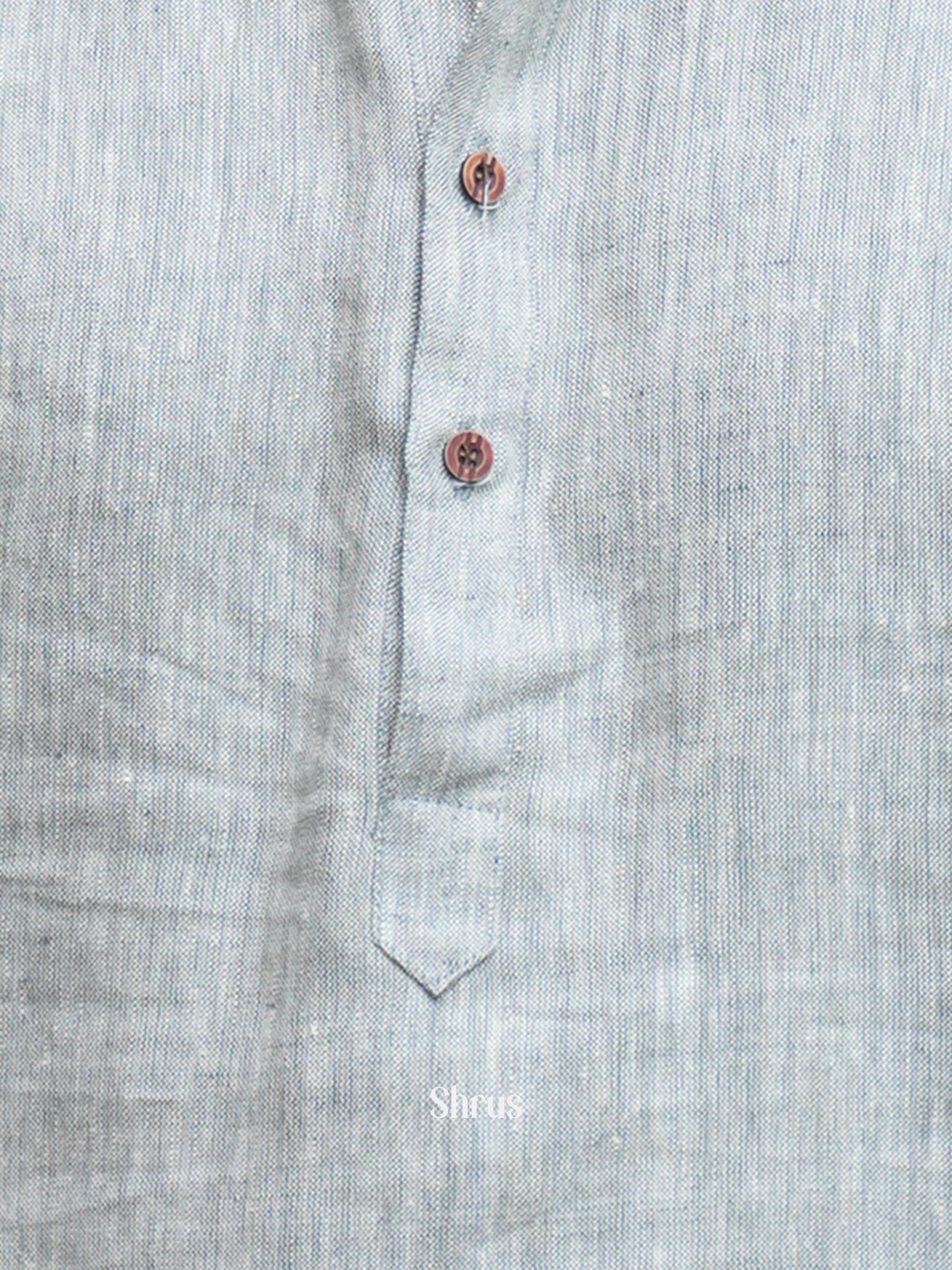 Grey - Readymade Mens Kurta