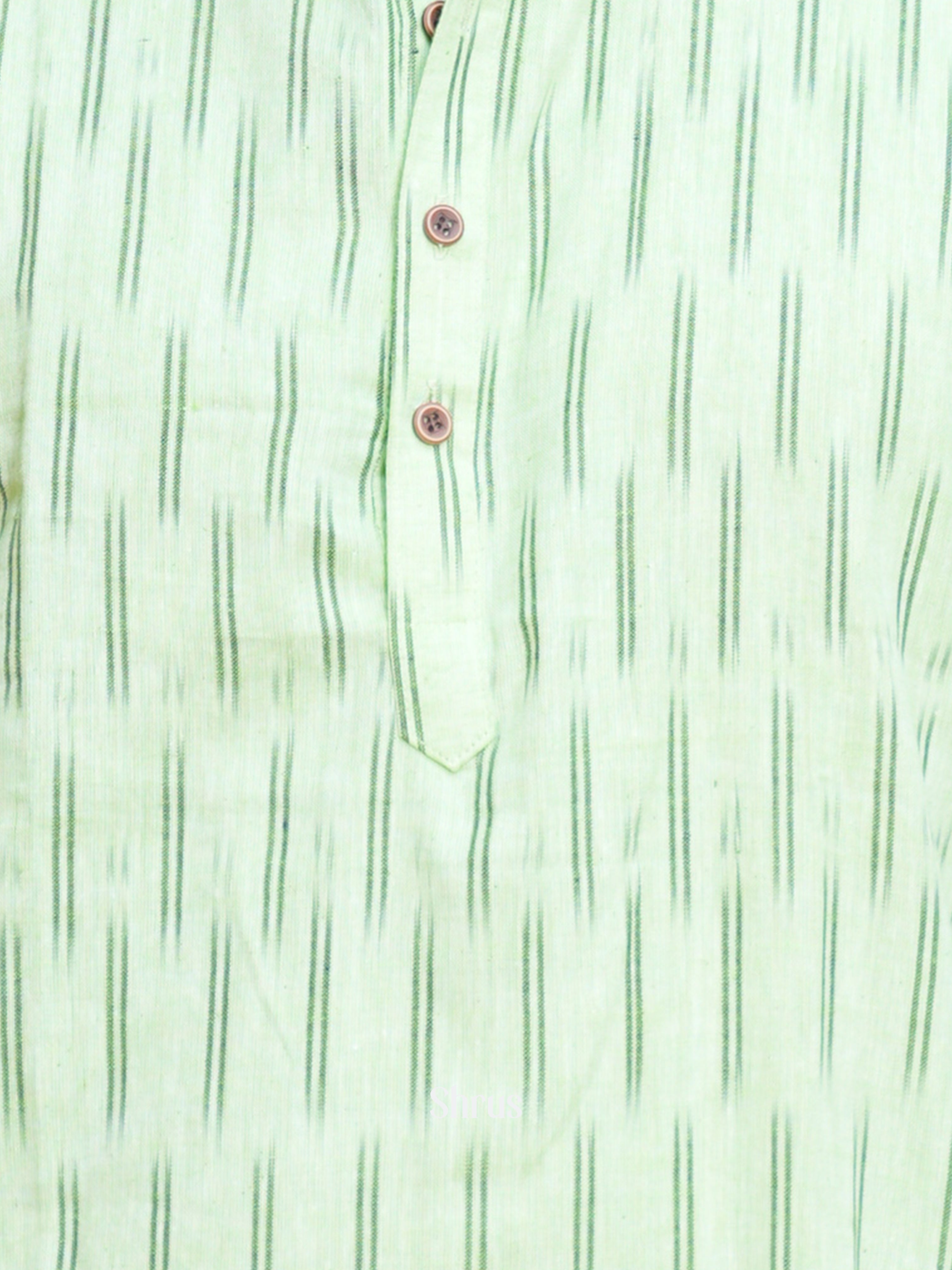 Green - Readymade Mens Kurta