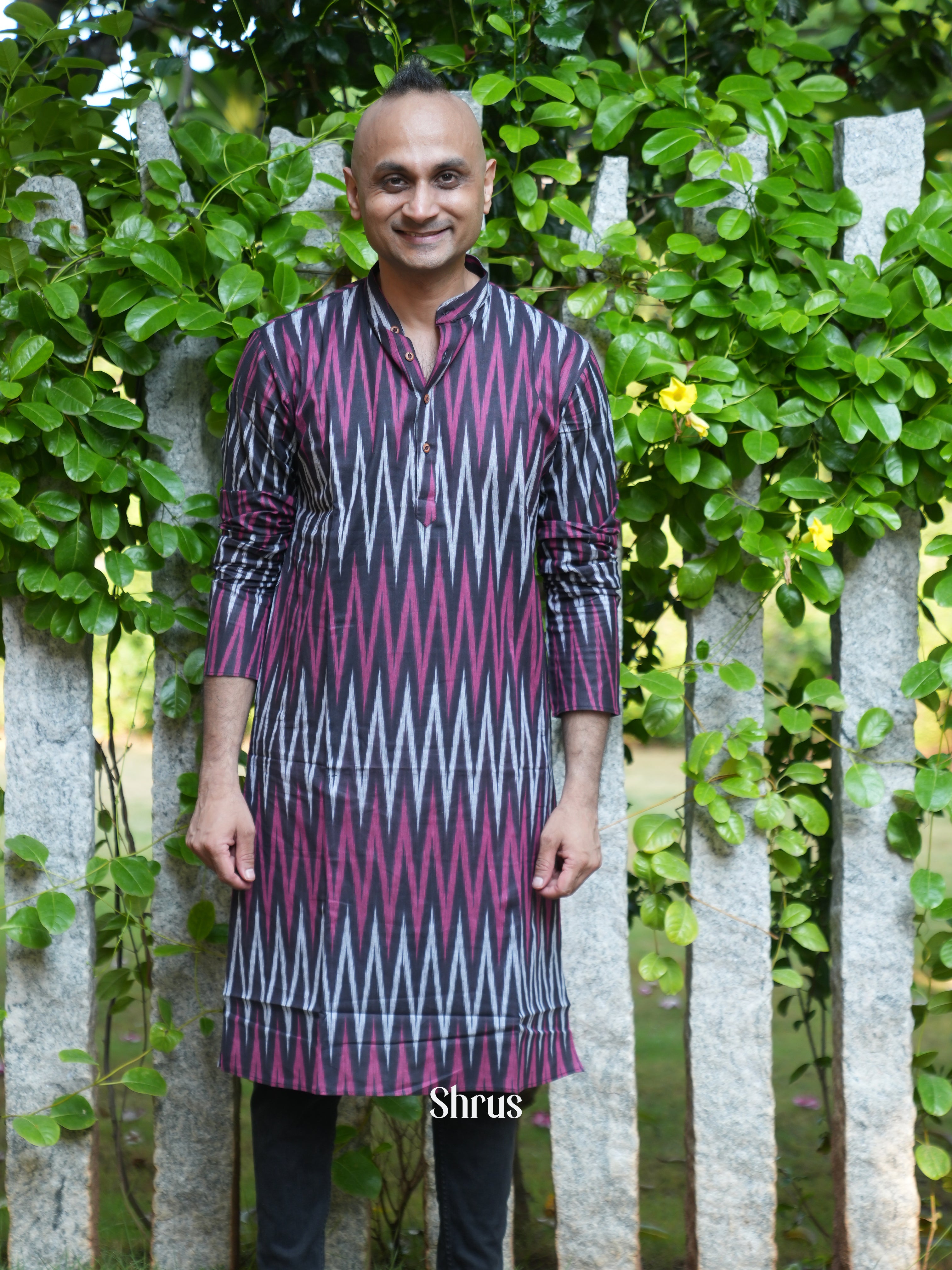 Purple - Readymade Mens Kurta