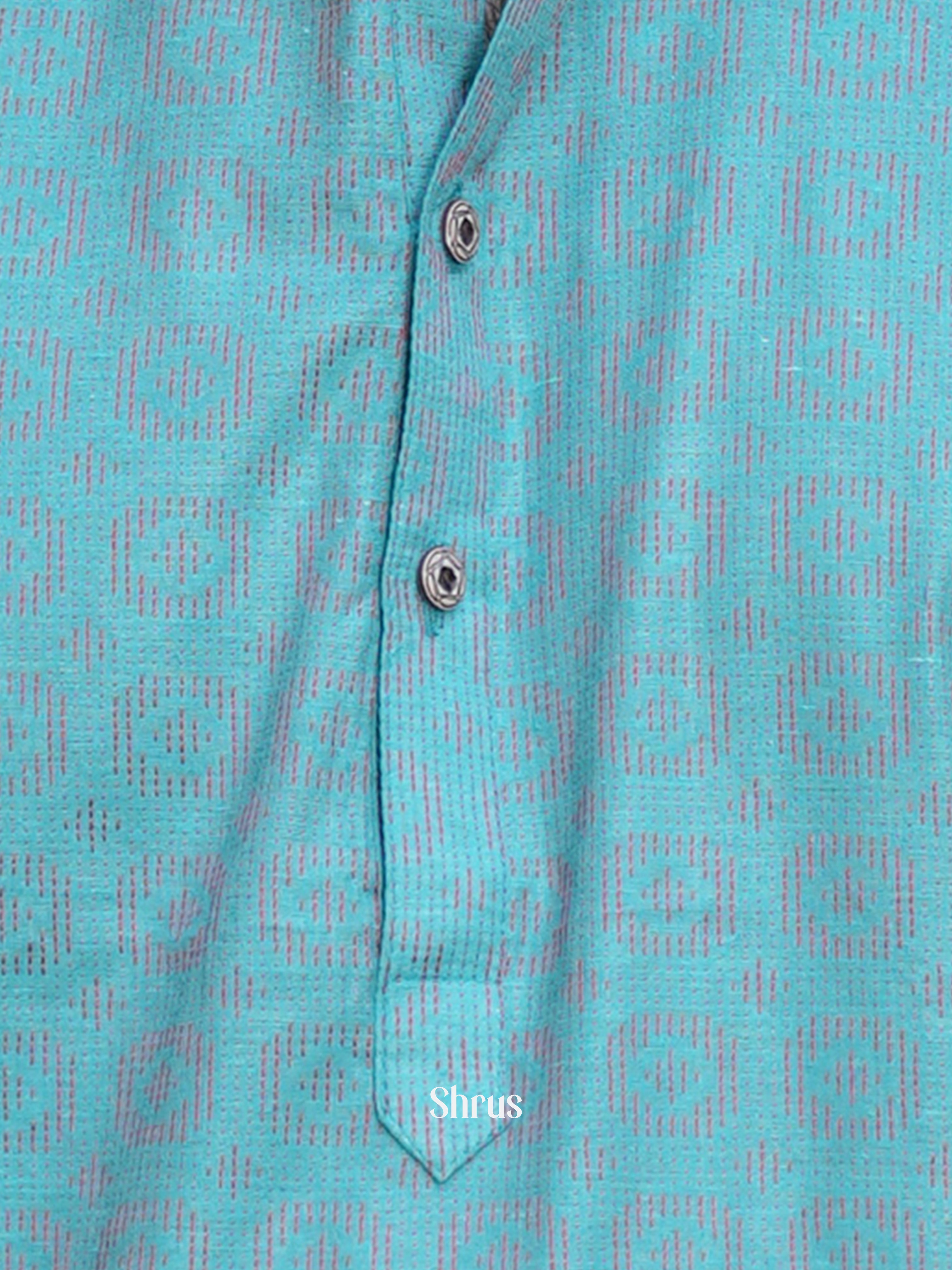 Blue - Readymade Mens Kurta