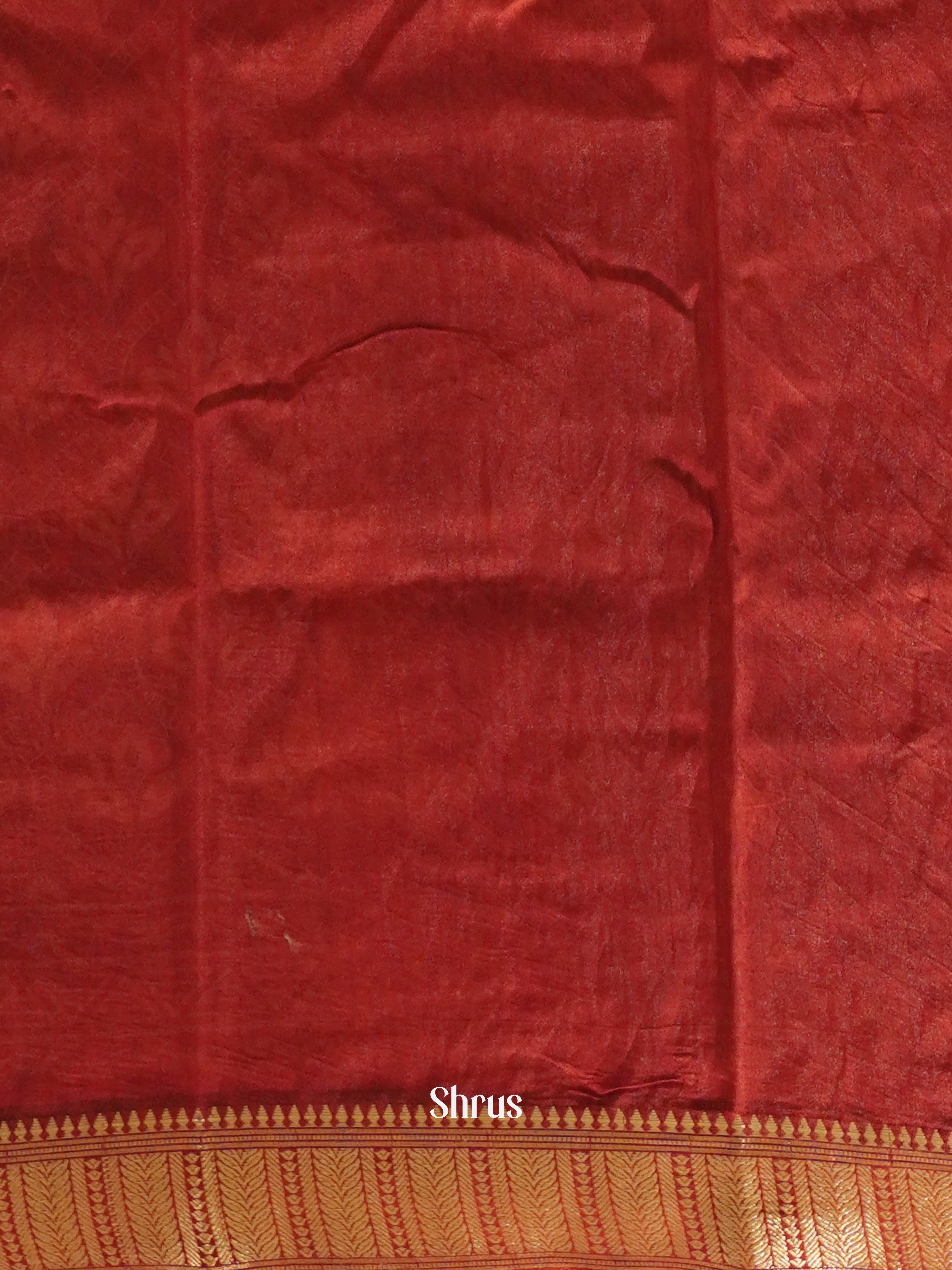 Black & Red - Art Modal Saree - Shop on ShrusEternity.com