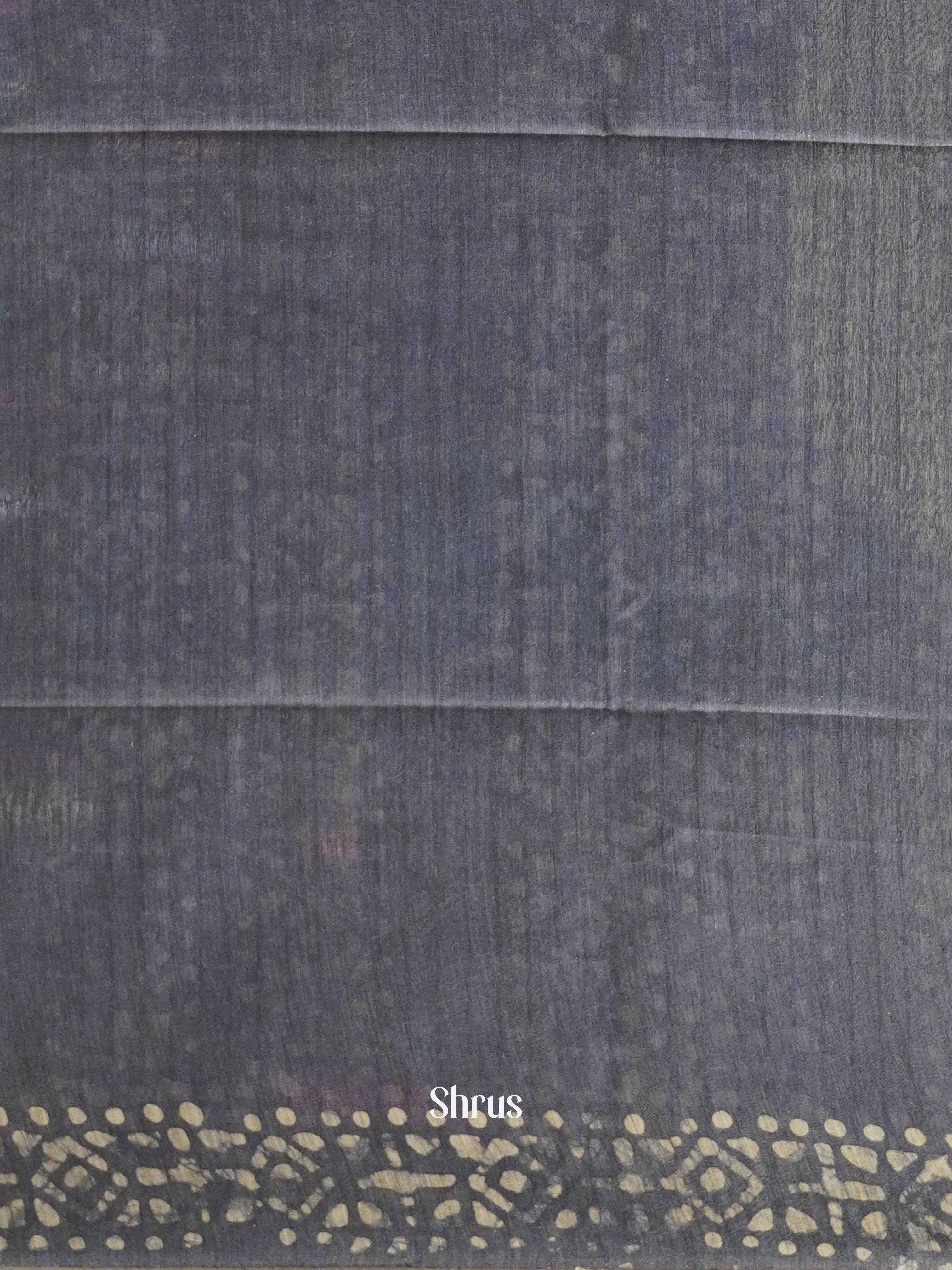 Teal & Greyish Blue- Bhatik Saree - Shop on ShrusEternity.com