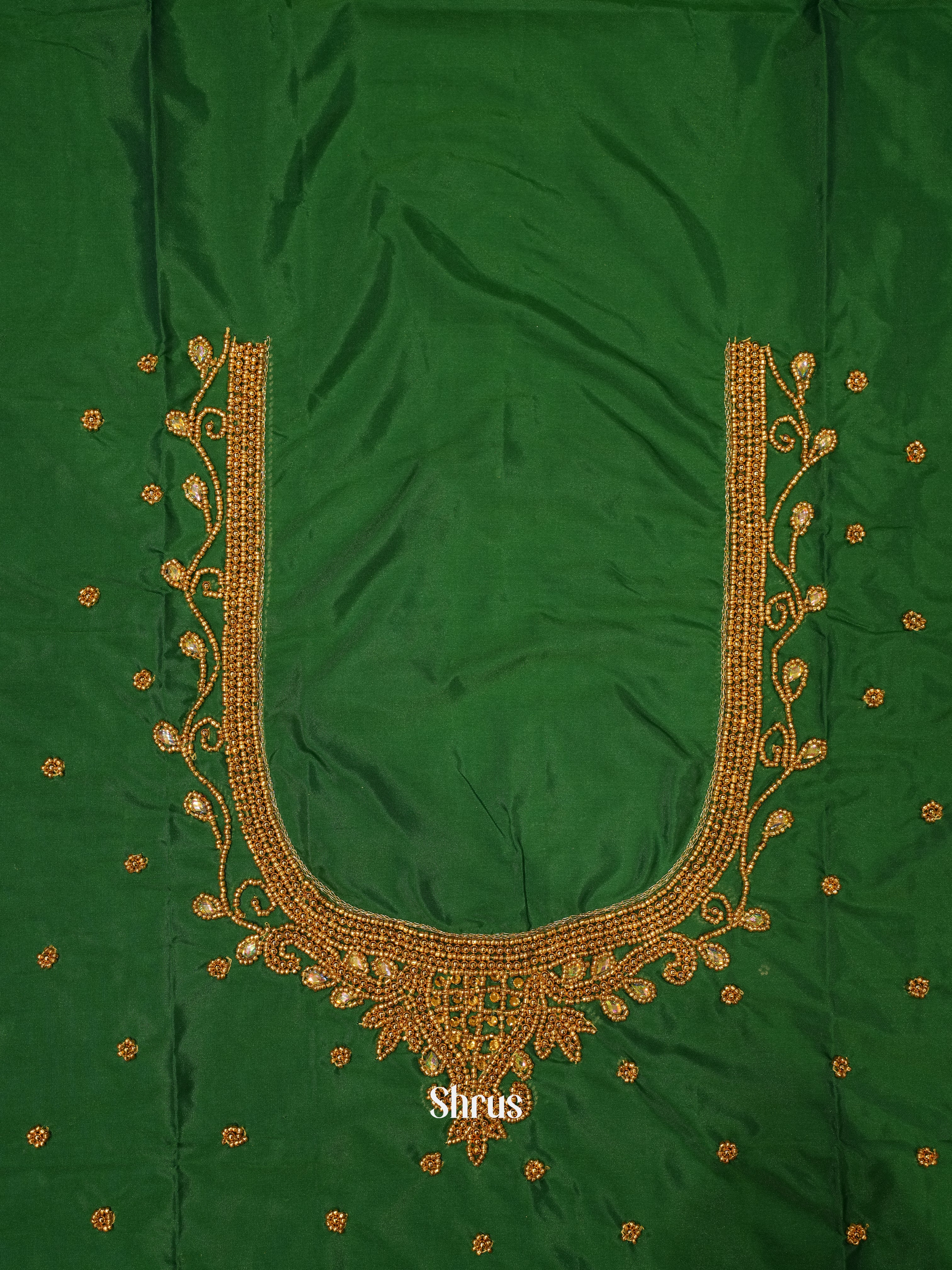 Green- Aari Blouse