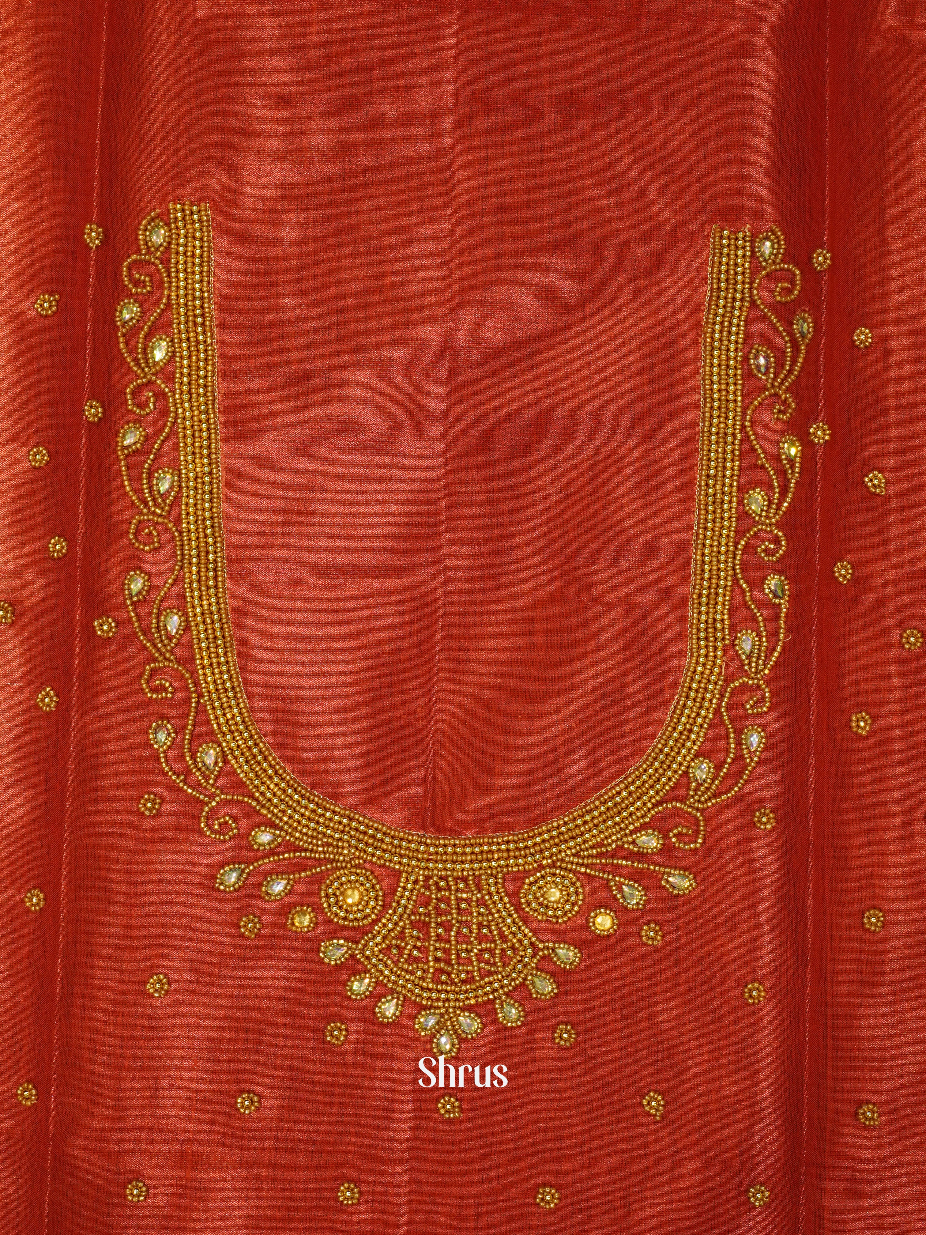 Red - Aari Blouse