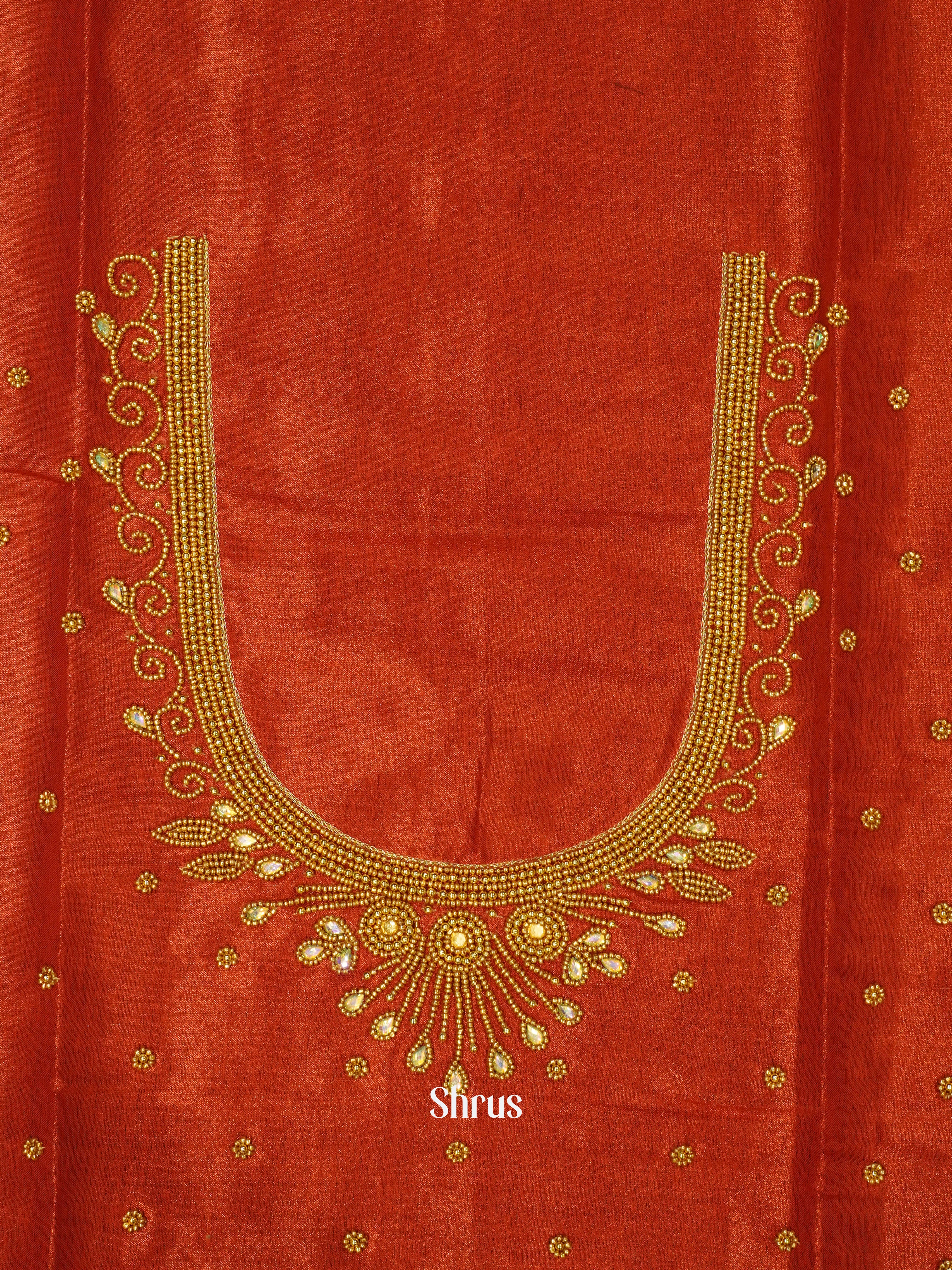 Red - Aari Blouse