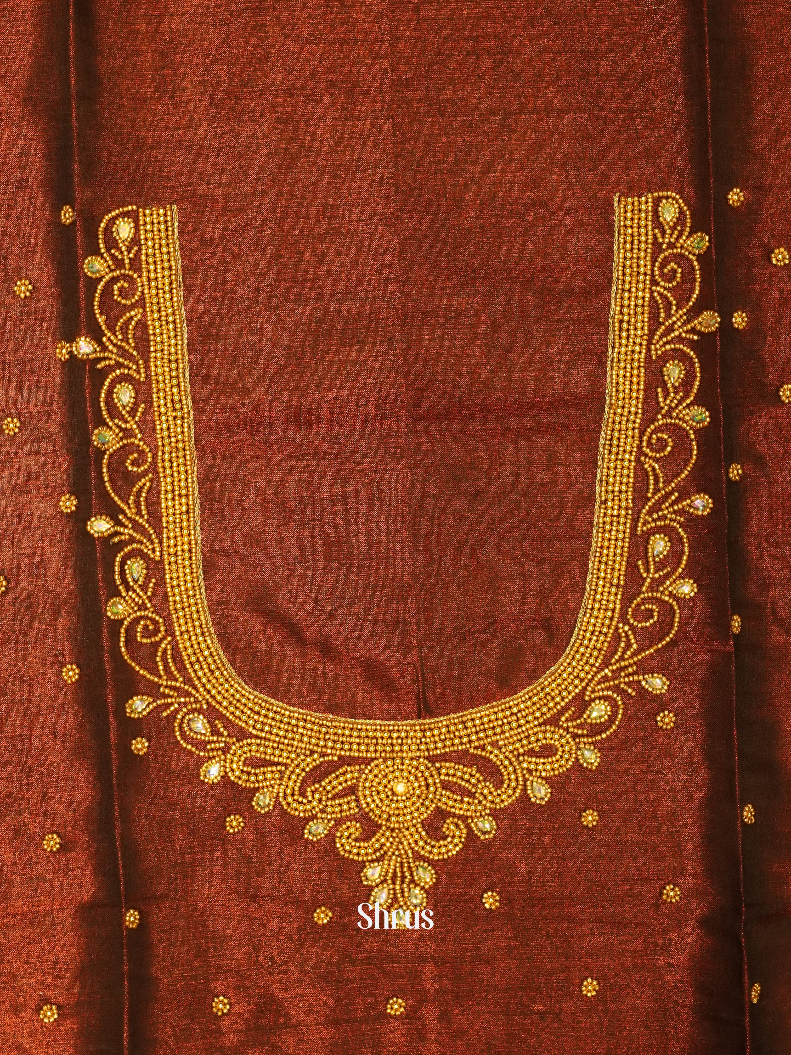 Brown - Aari Blouse