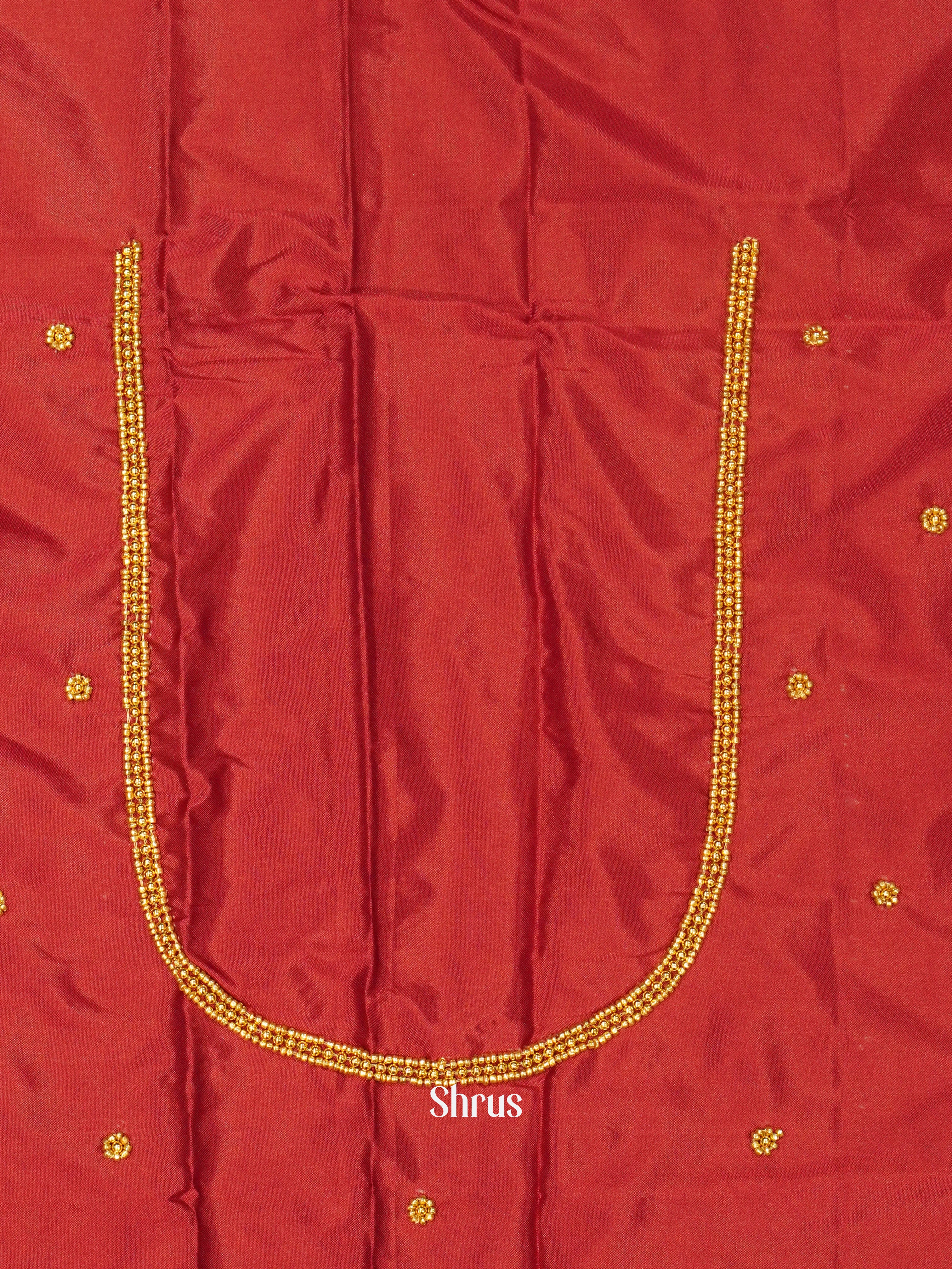 Red - Aari Blouse