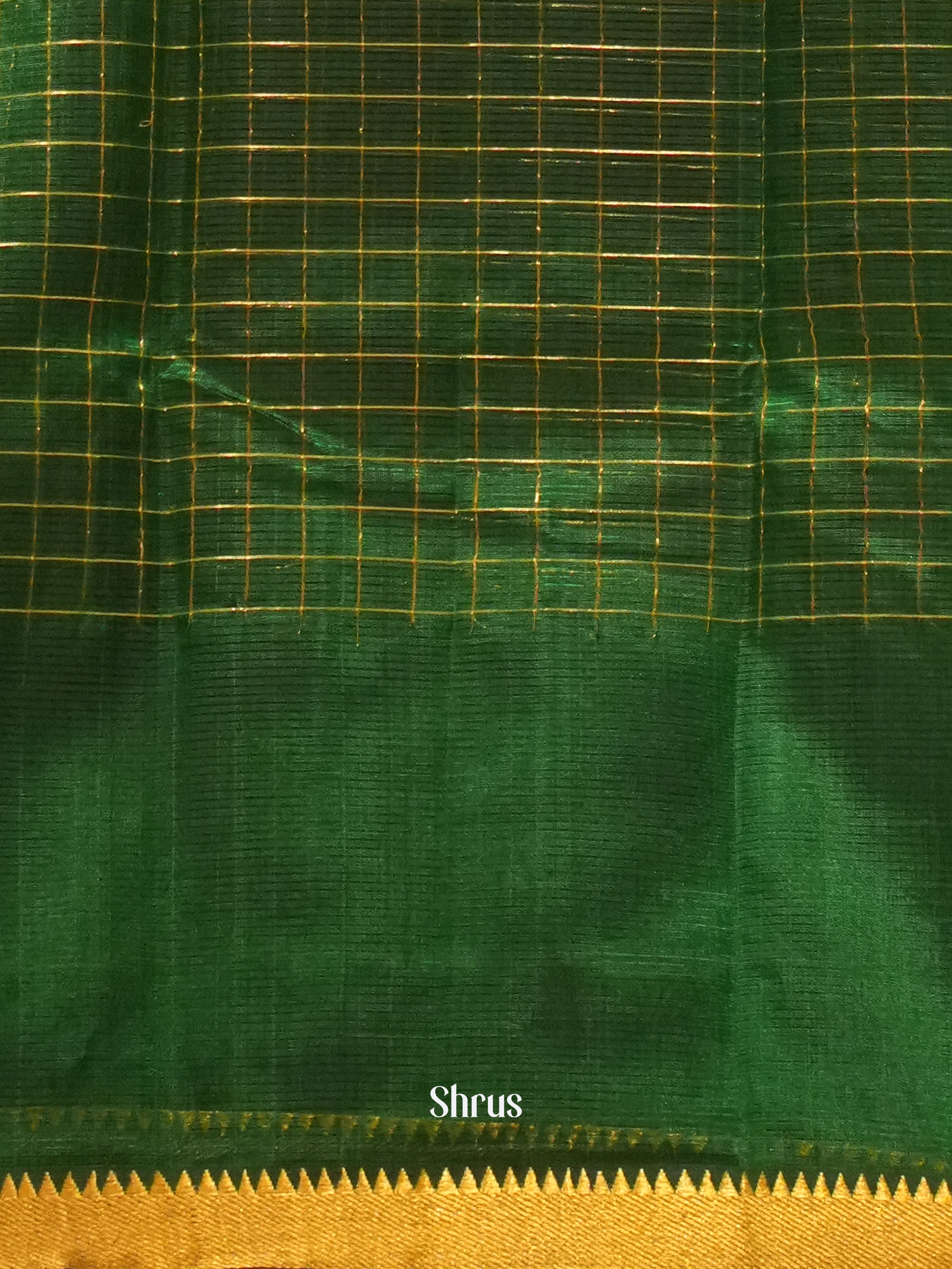 Green(Single Tone) - Managalagiri Silk Cotton Saree