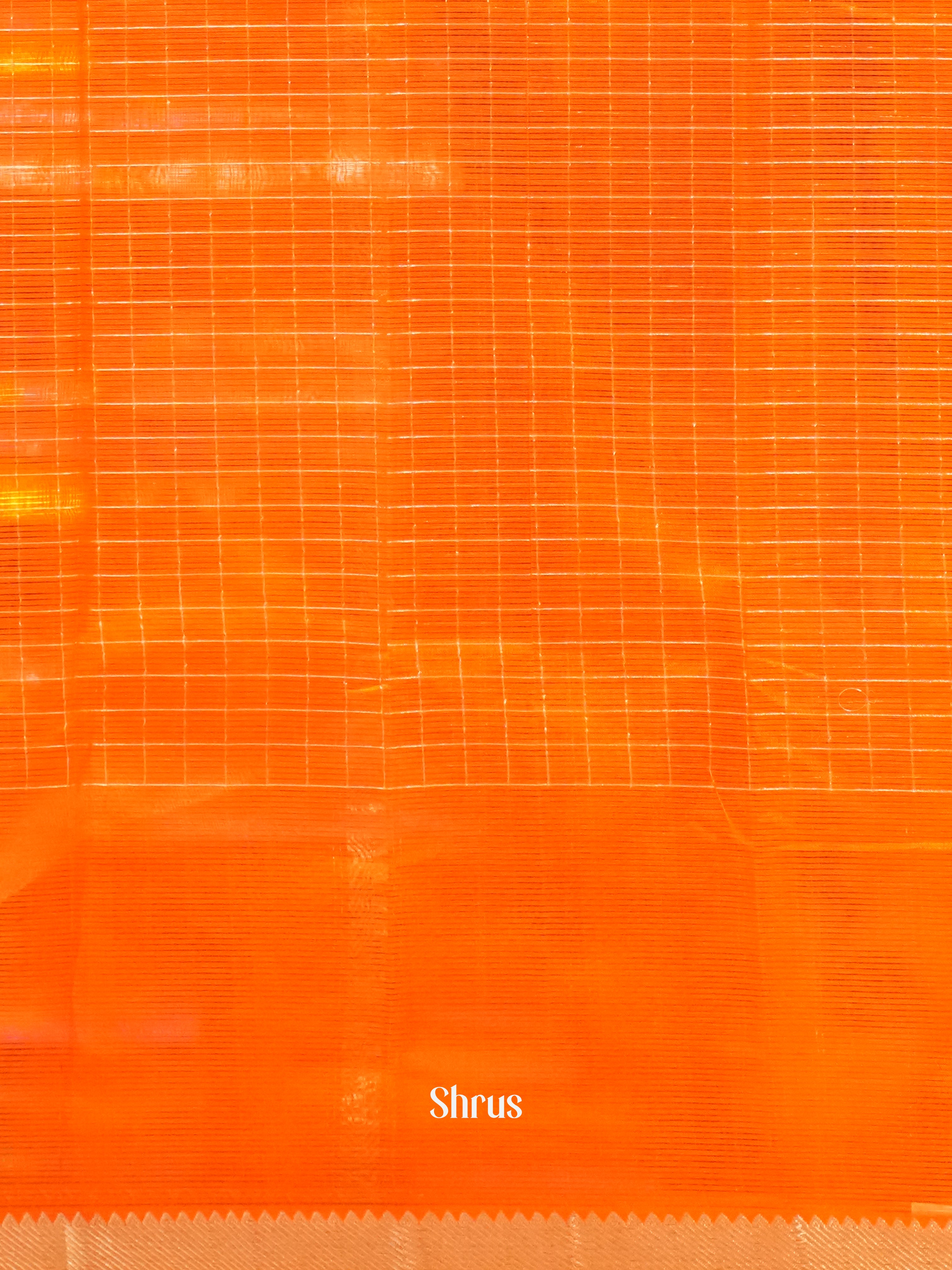 Orange(Single Tone)- Managalagiri Silk Cotton saree