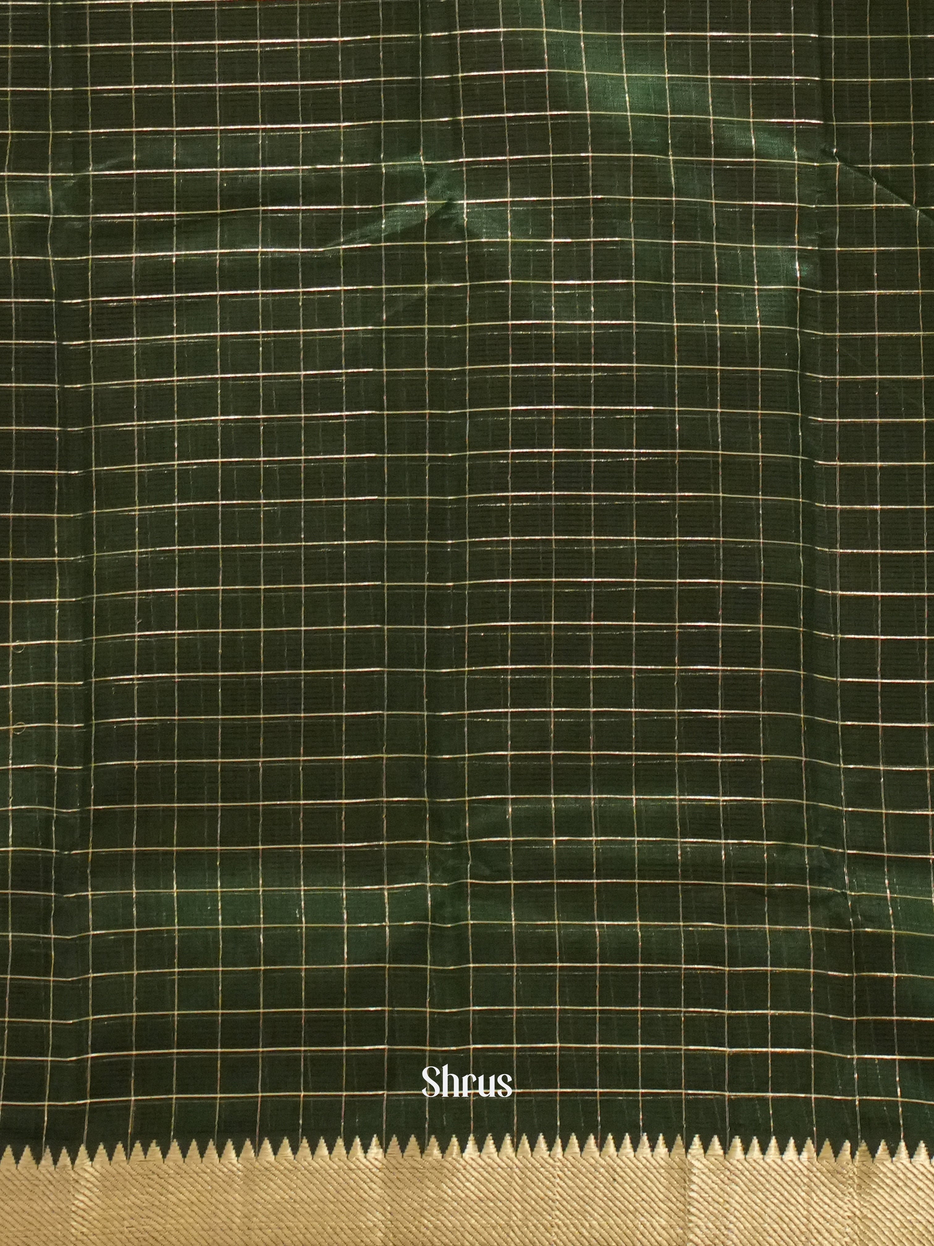 Green(Single Tone)- Mangalagiri Silk Cotton saree