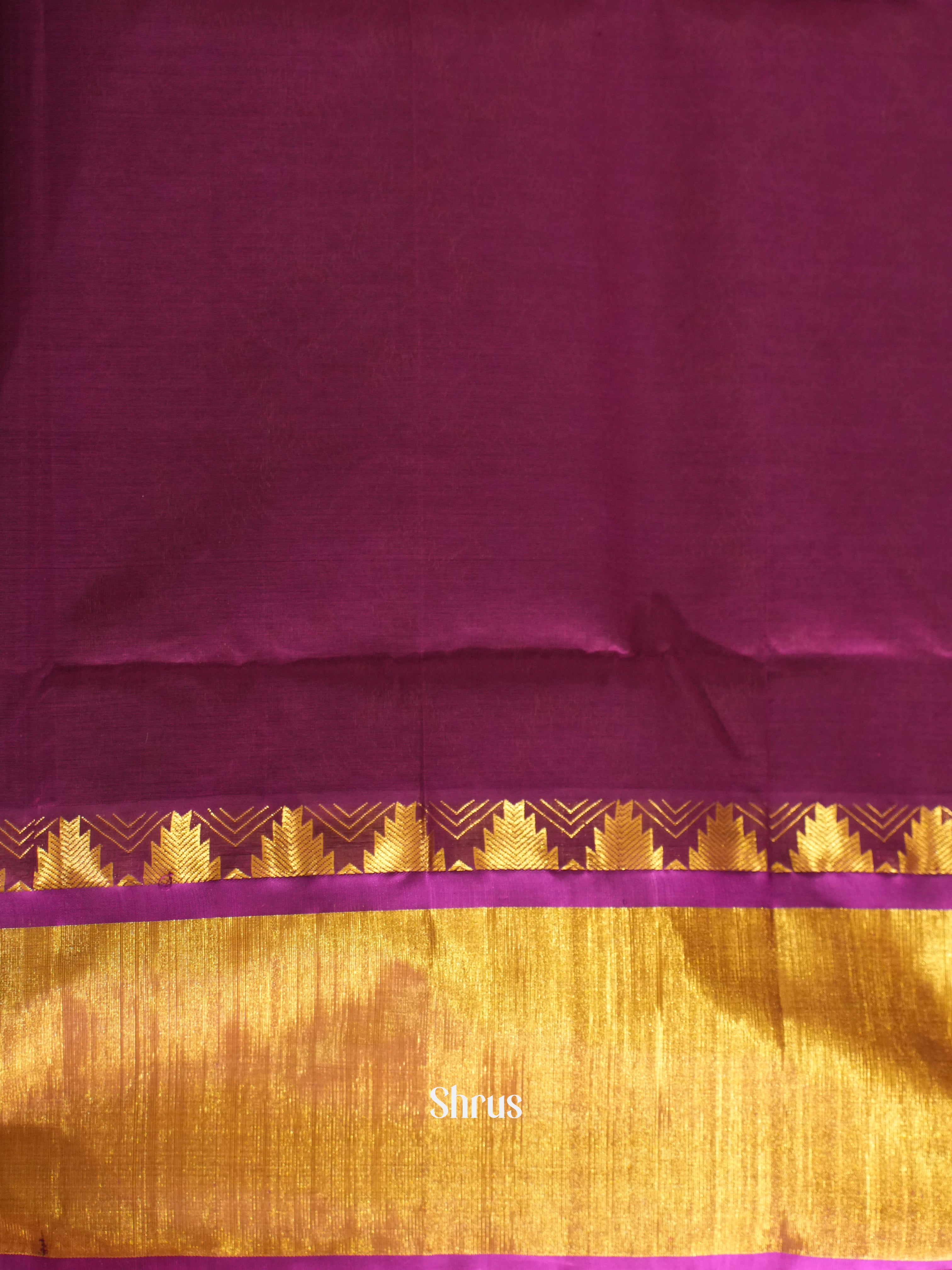 Blue & Purple-  Silk Cotton