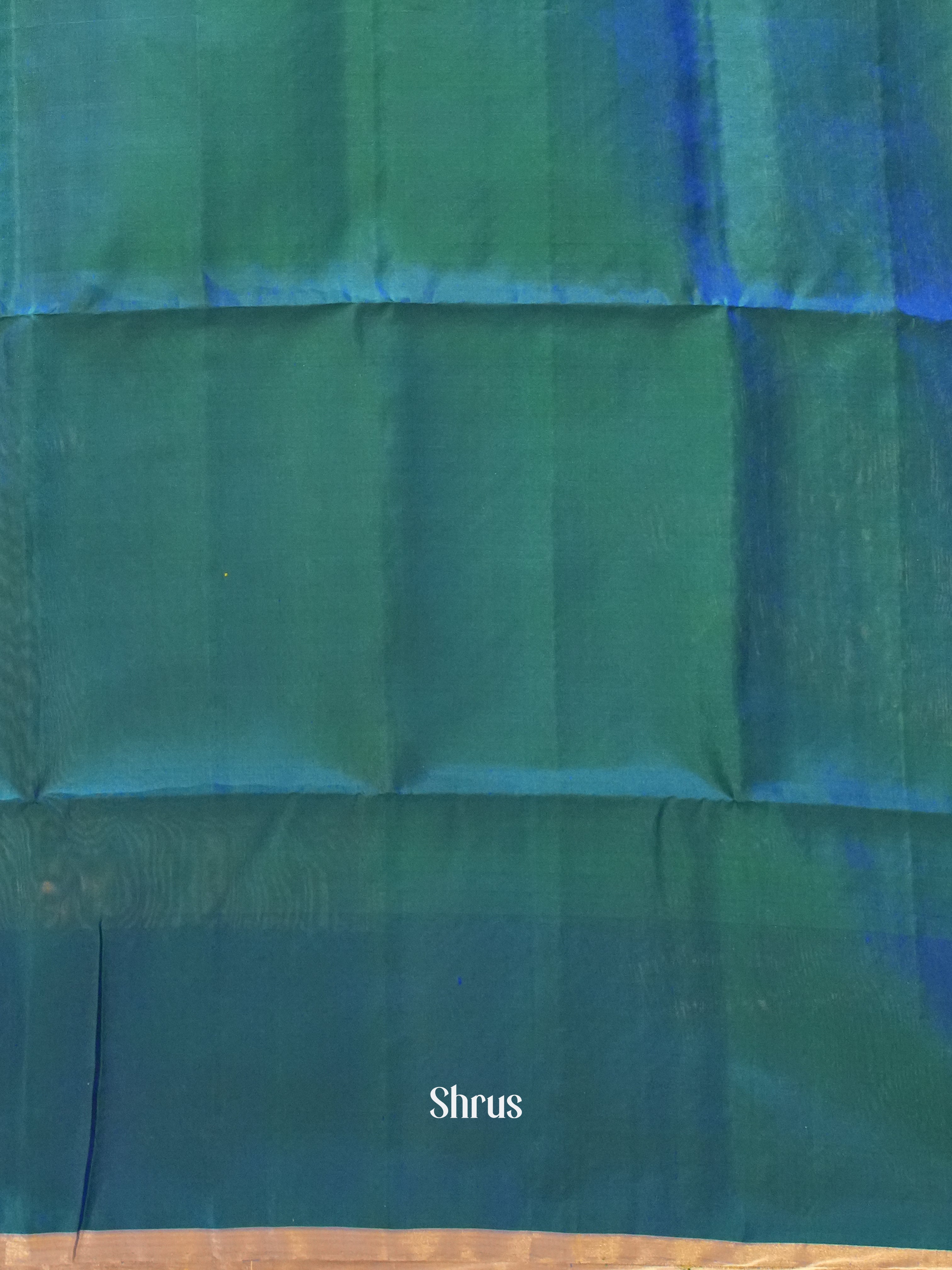 Green & Blue - Soft Silk Saree