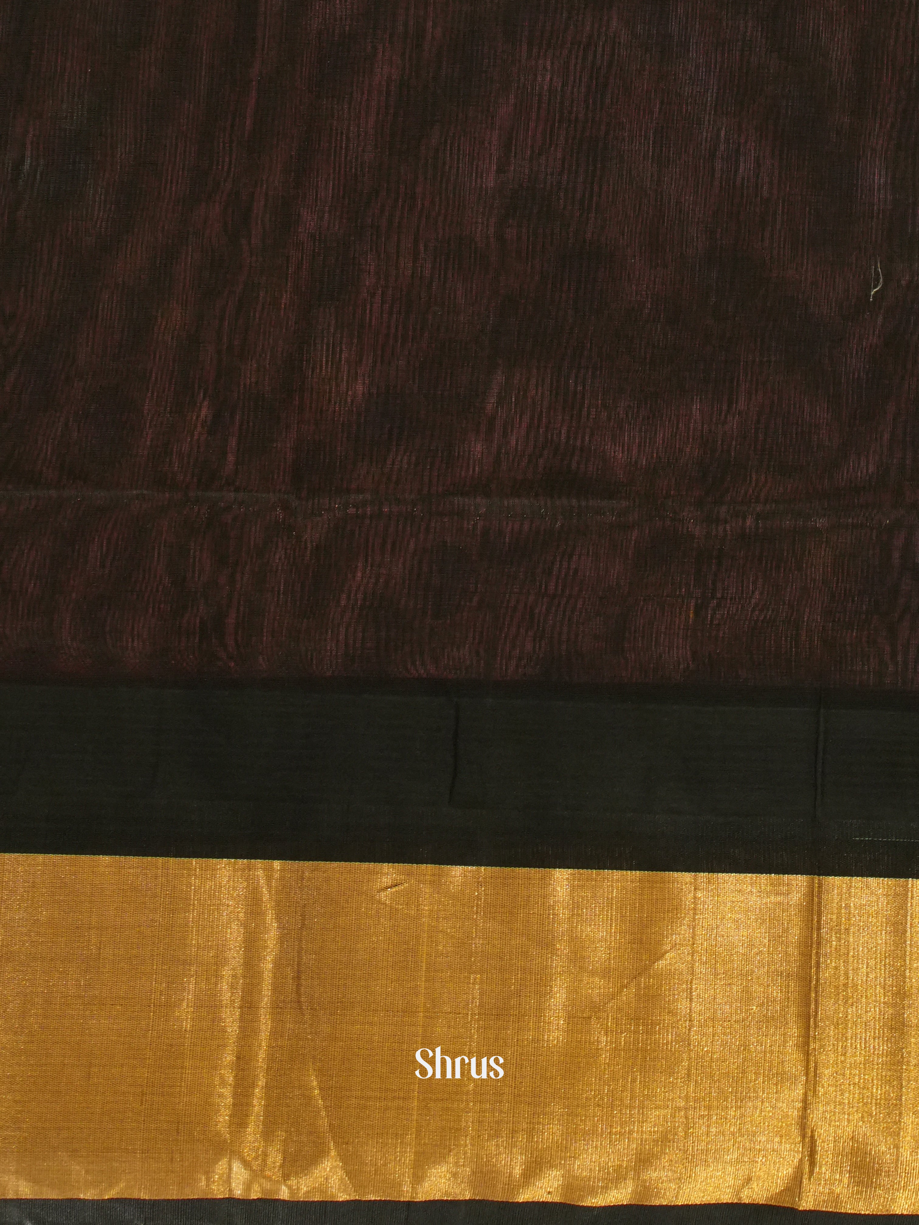 Pink & Black - Silk Cotton Saree