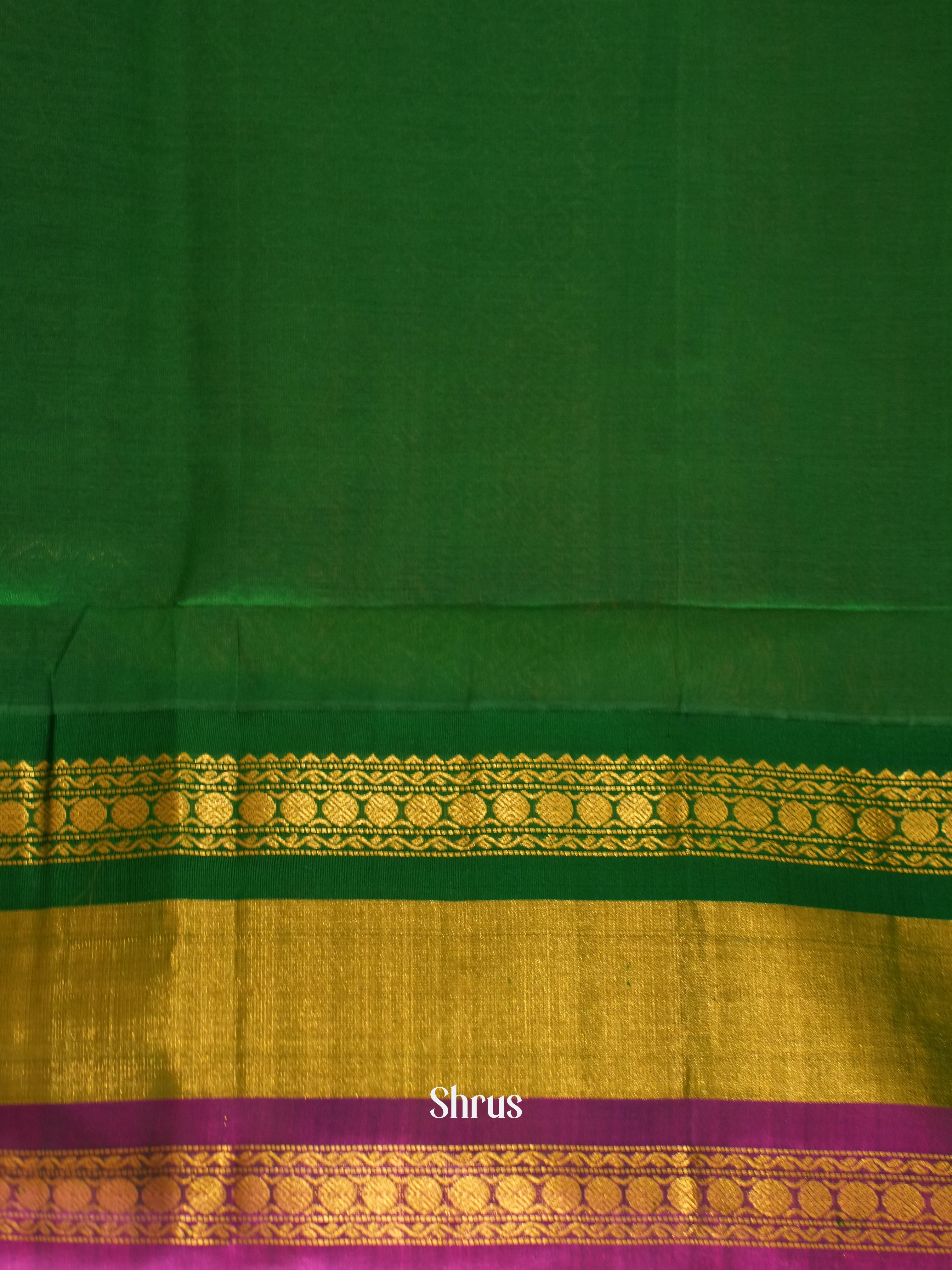 Yellow & Green - Silk Cotton