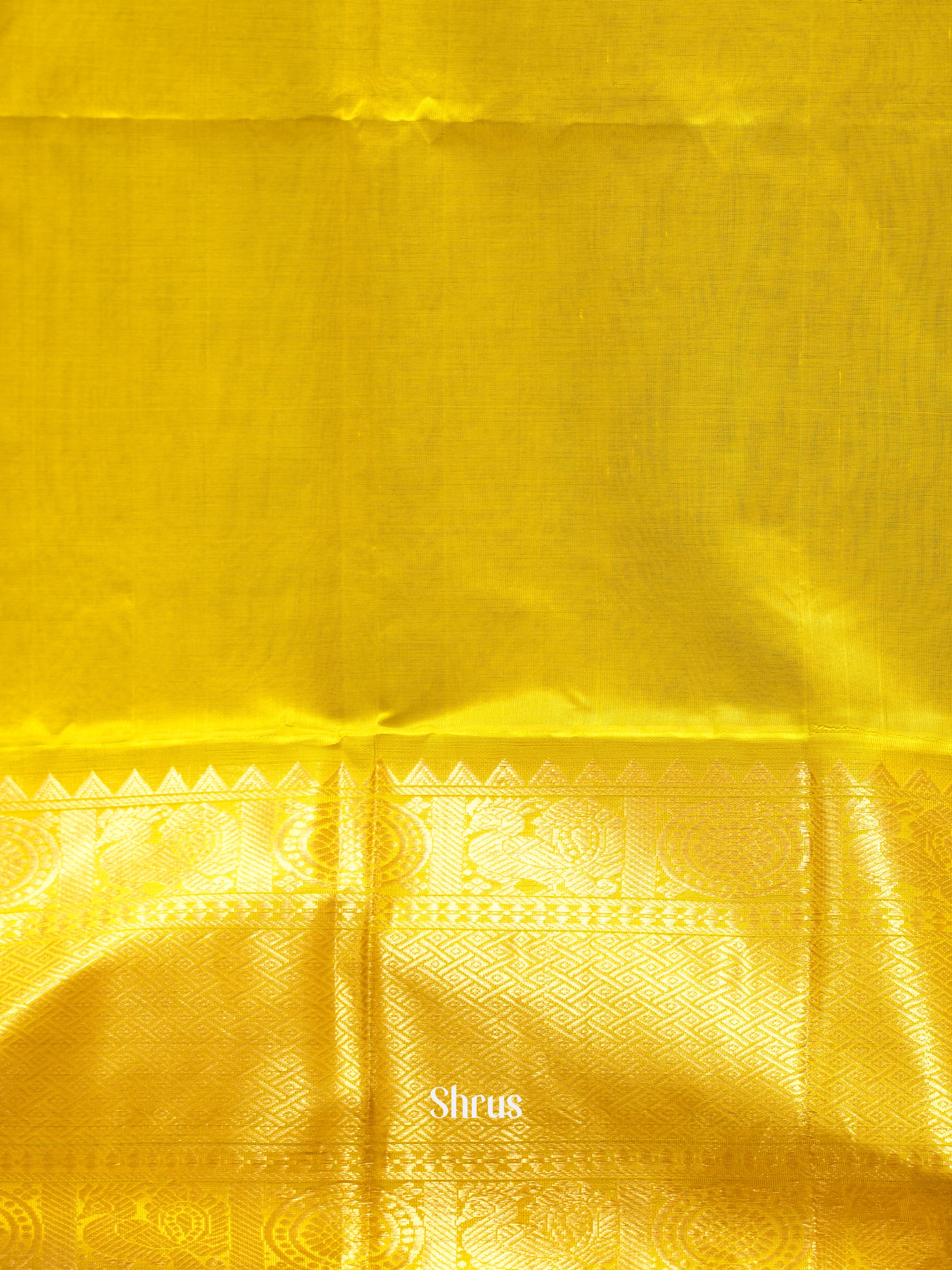 Blue & Yellow - Silk Cotton