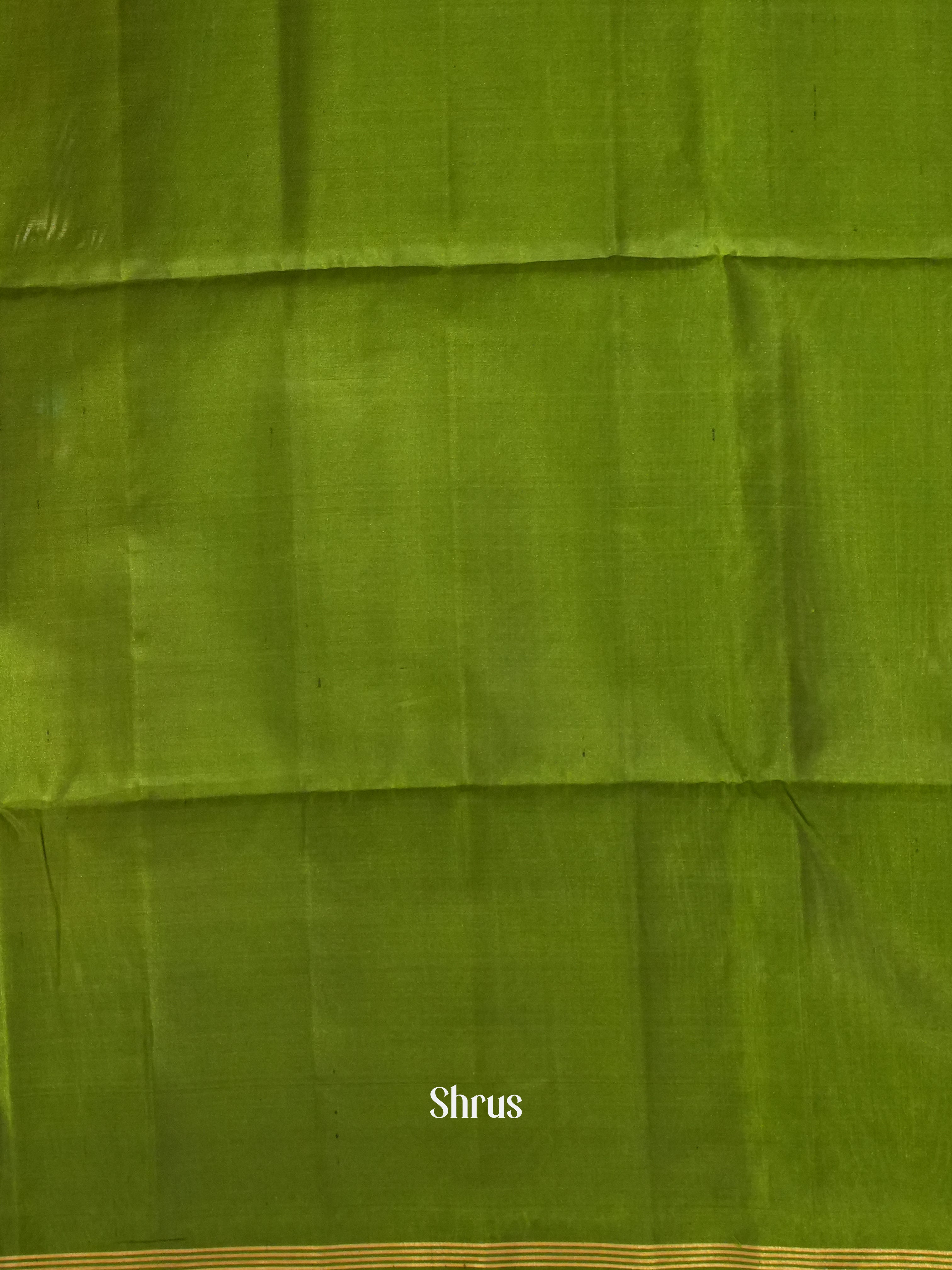 Maroon & Green - soft Silk Saree - Shop on ShrusEternity.com