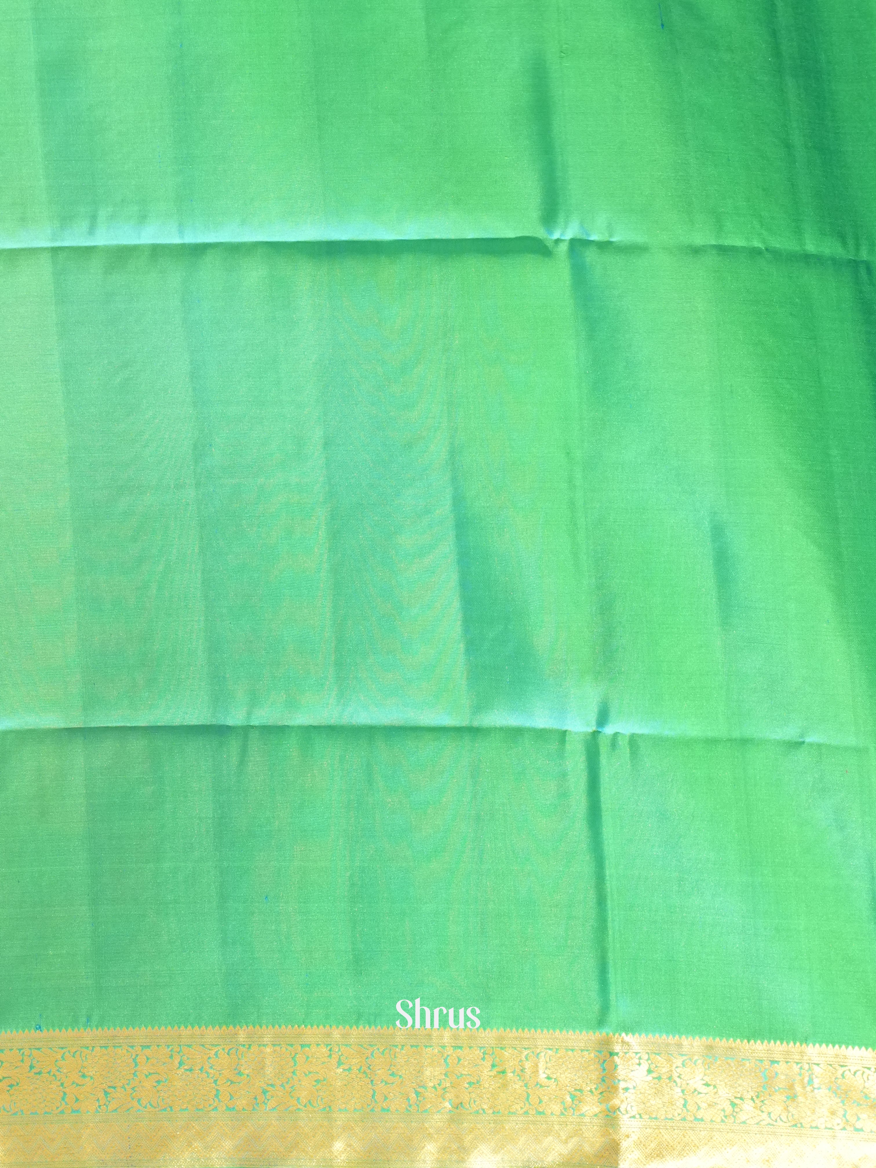 Pink & Green - soft Silk Saree - Shop on ShrusEternity.com