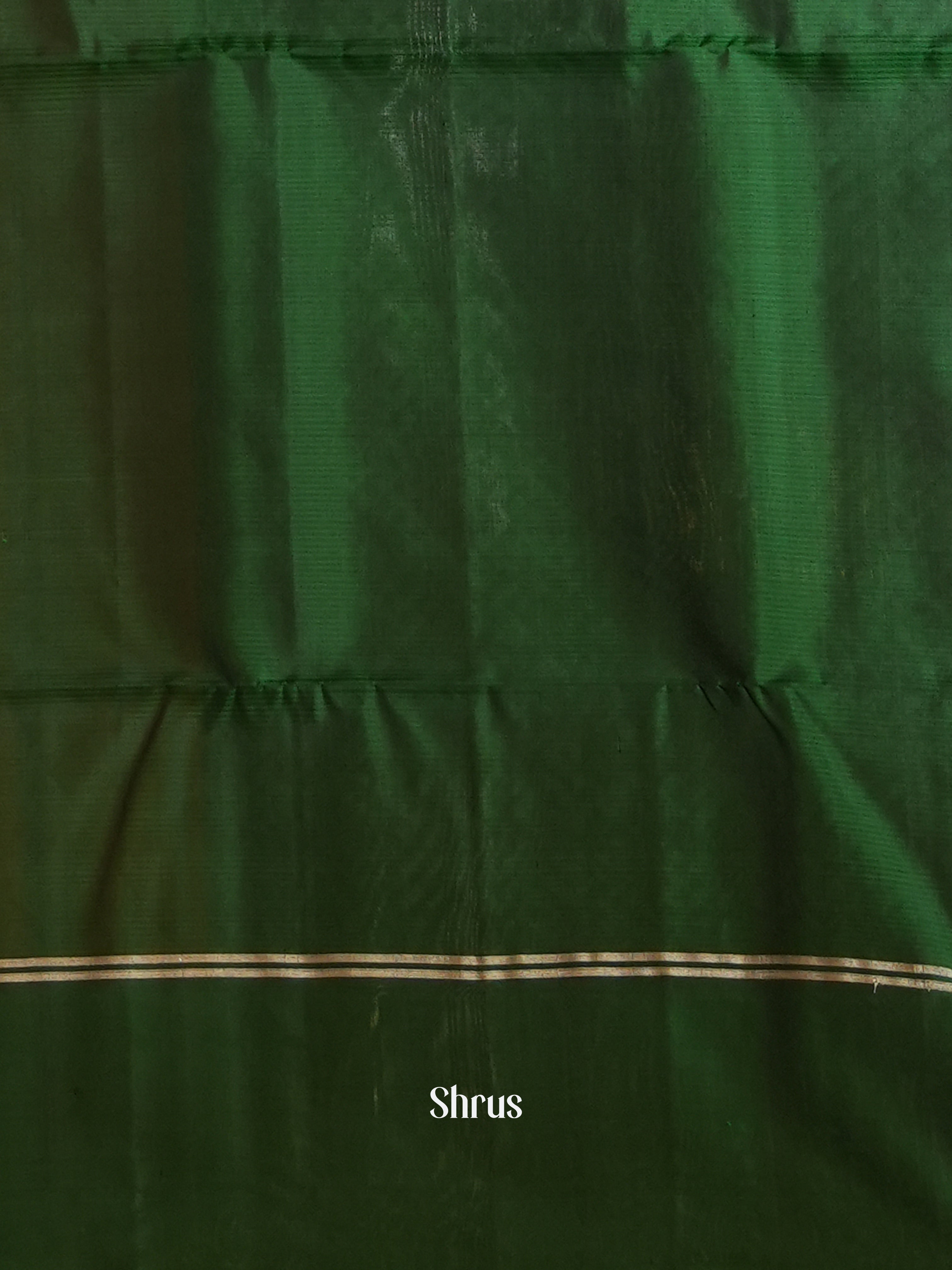 Pink & Green - Soft Silk Saree