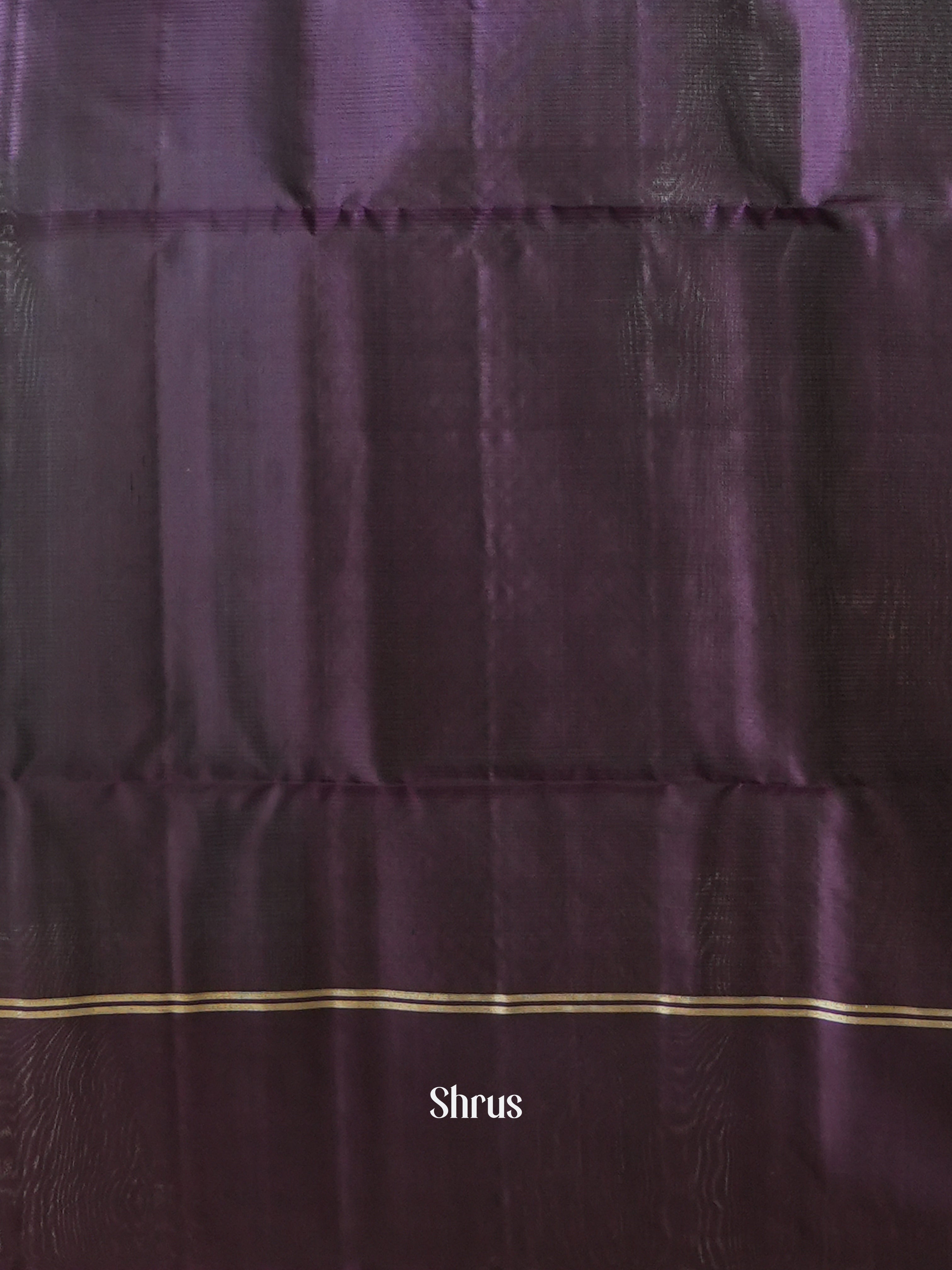 Green & Violet - Soft Silk Saree