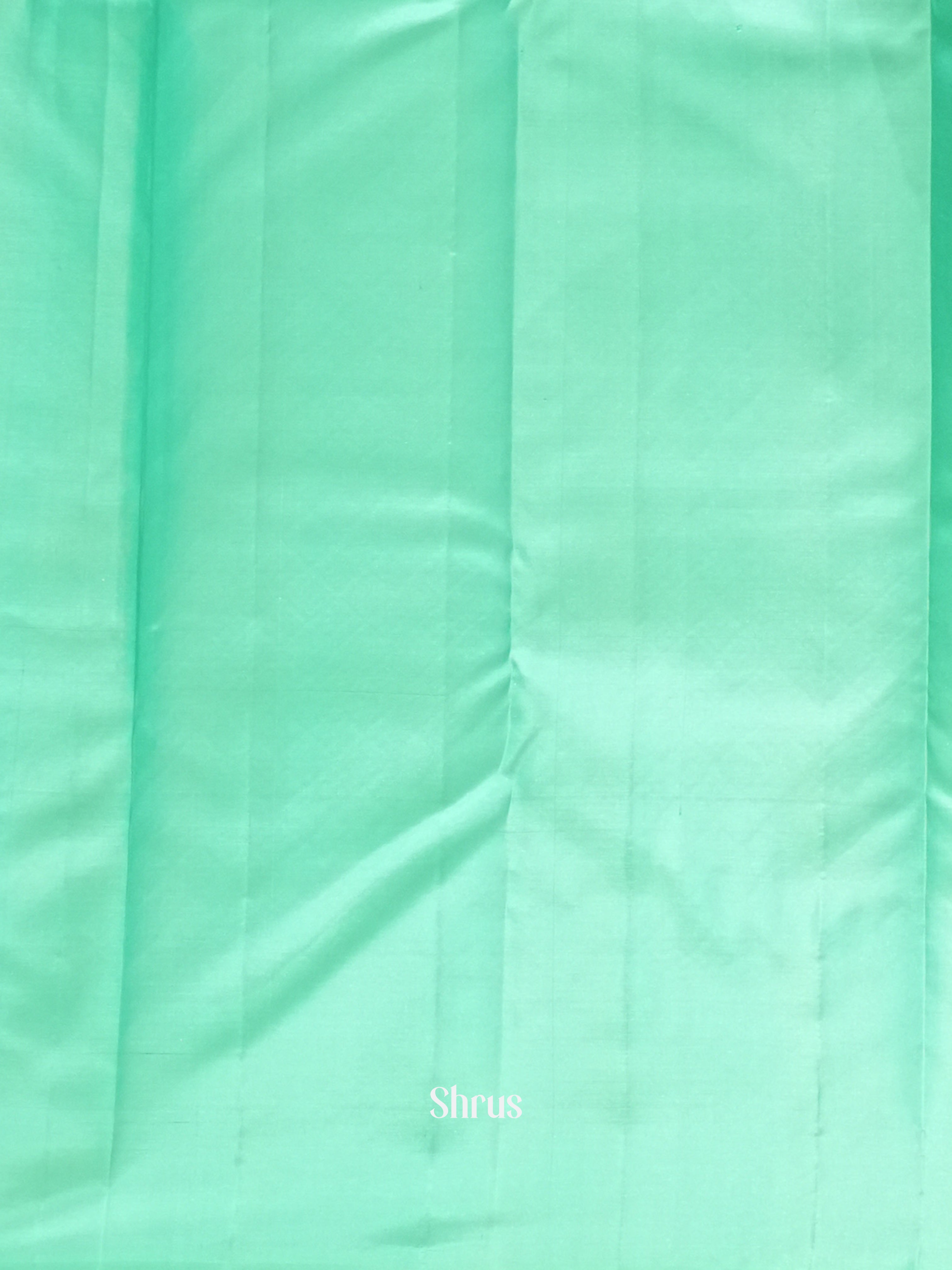 Wine & Teal Green- Soft Silk Saree