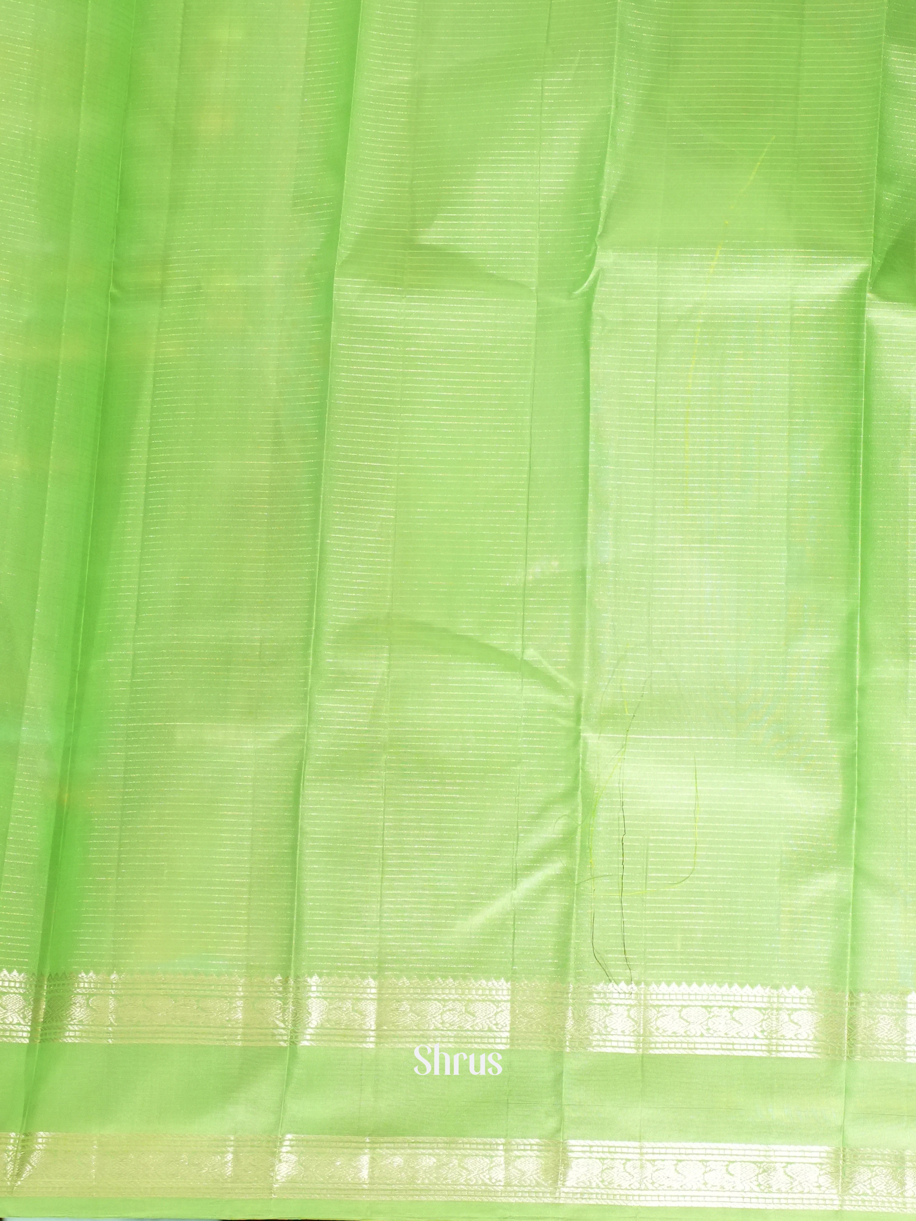 Ice Green & Pista Green  - Soft Silk Saree