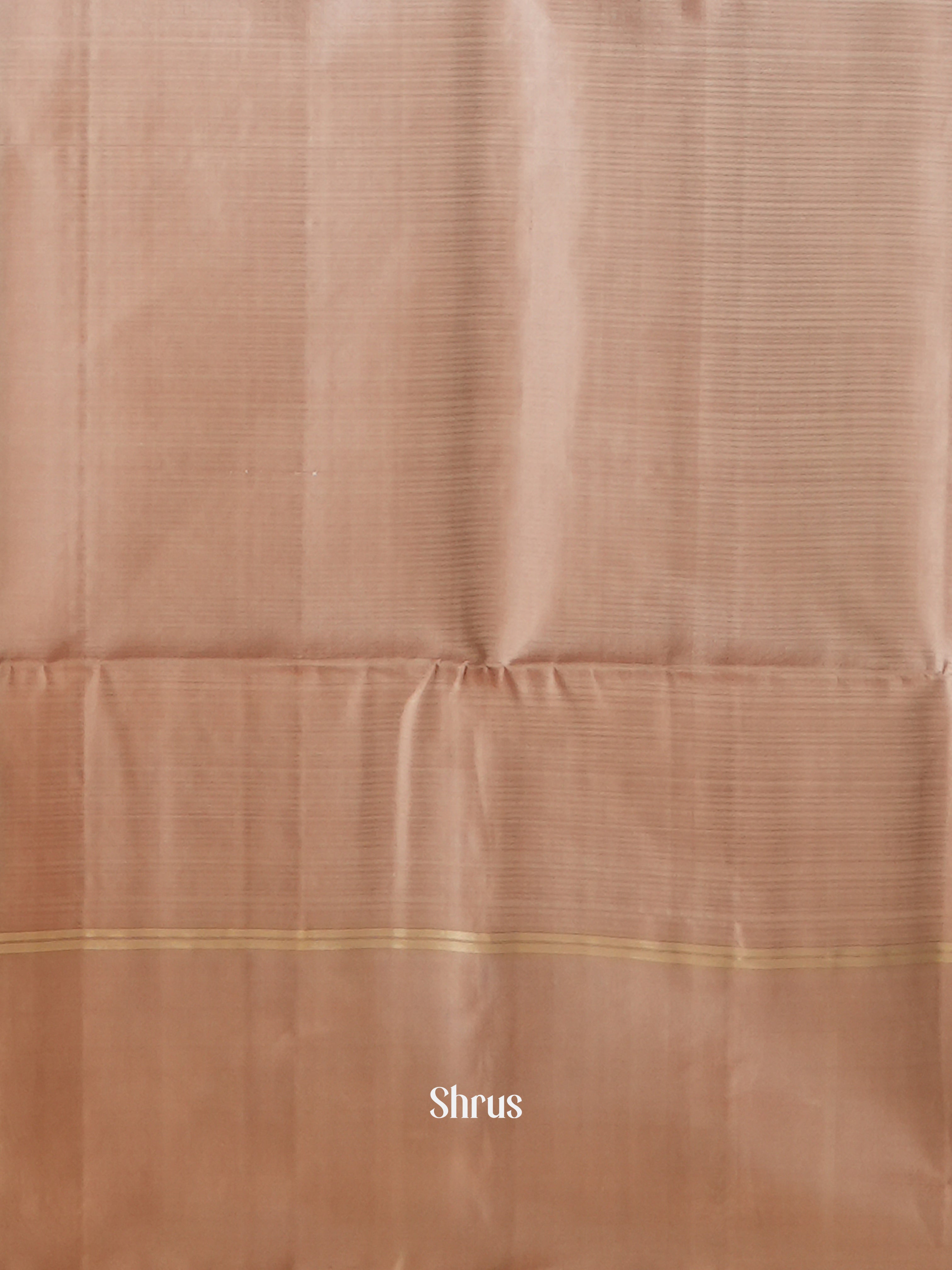 Bronze & Dusty Pink - Soft Silk Saree