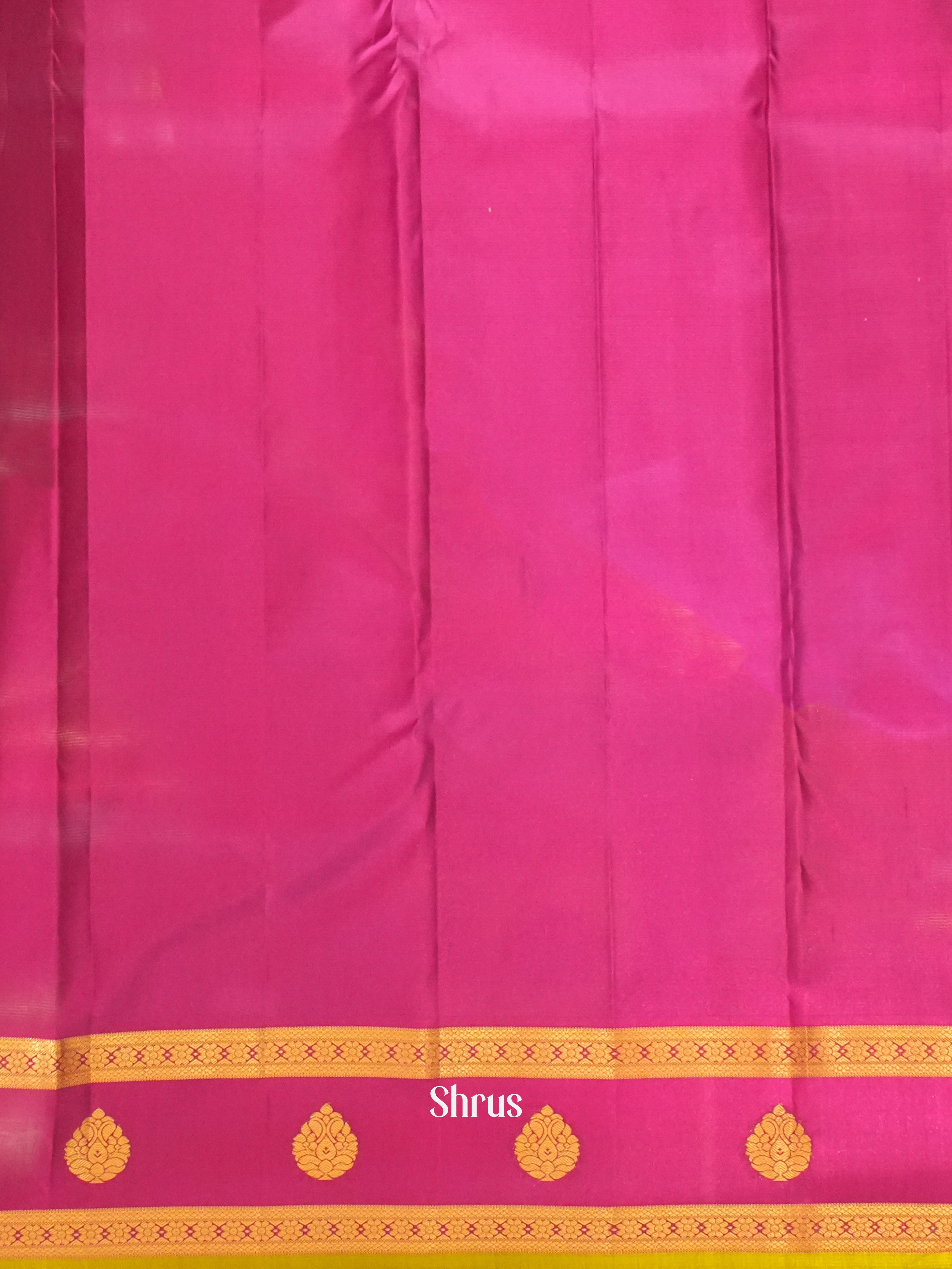 Purple & Pink - Kanchipuram silk Saree - Shop on ShrusEternity.com