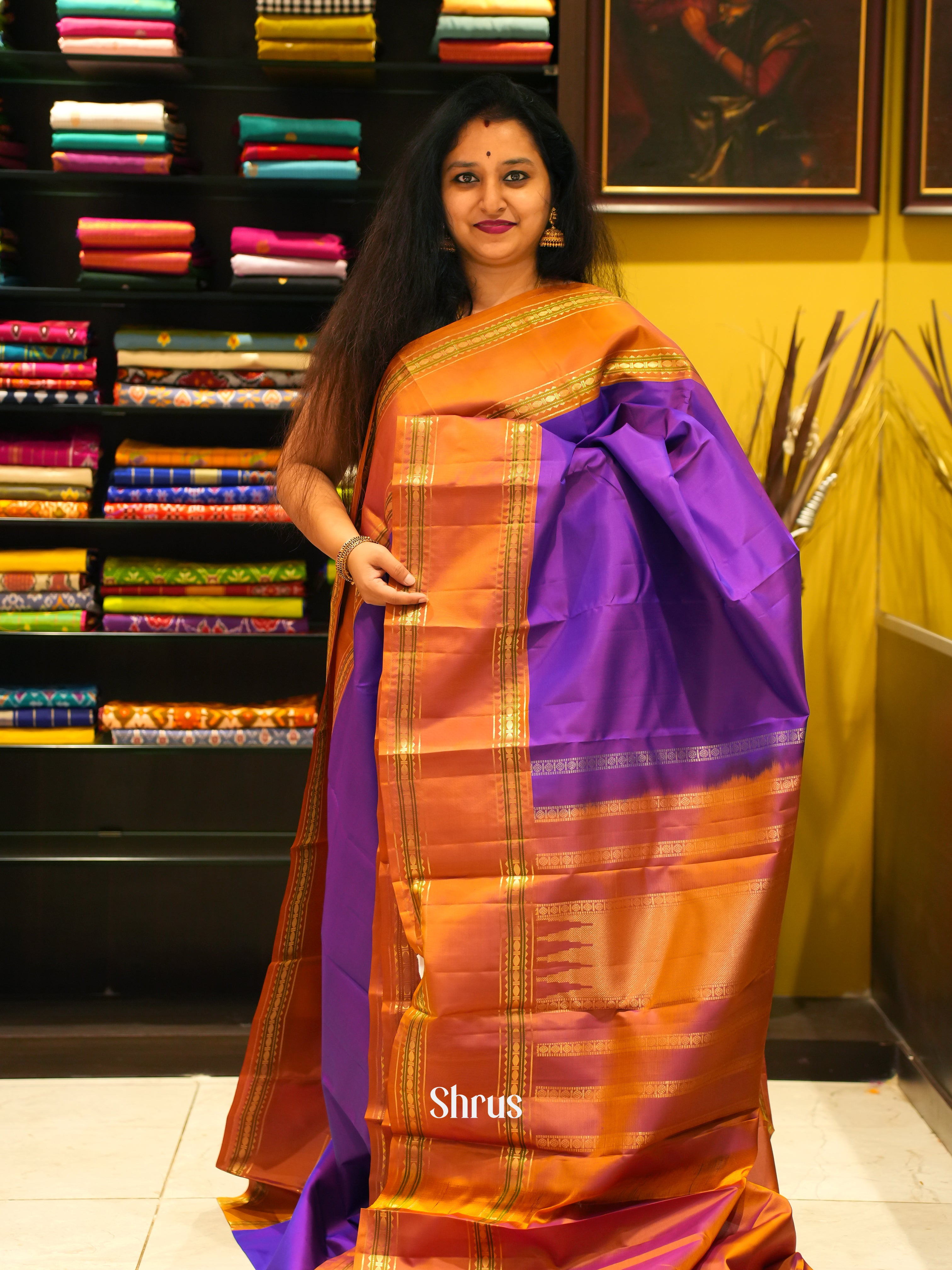 CES31418 - Kanchipuram silk Saree