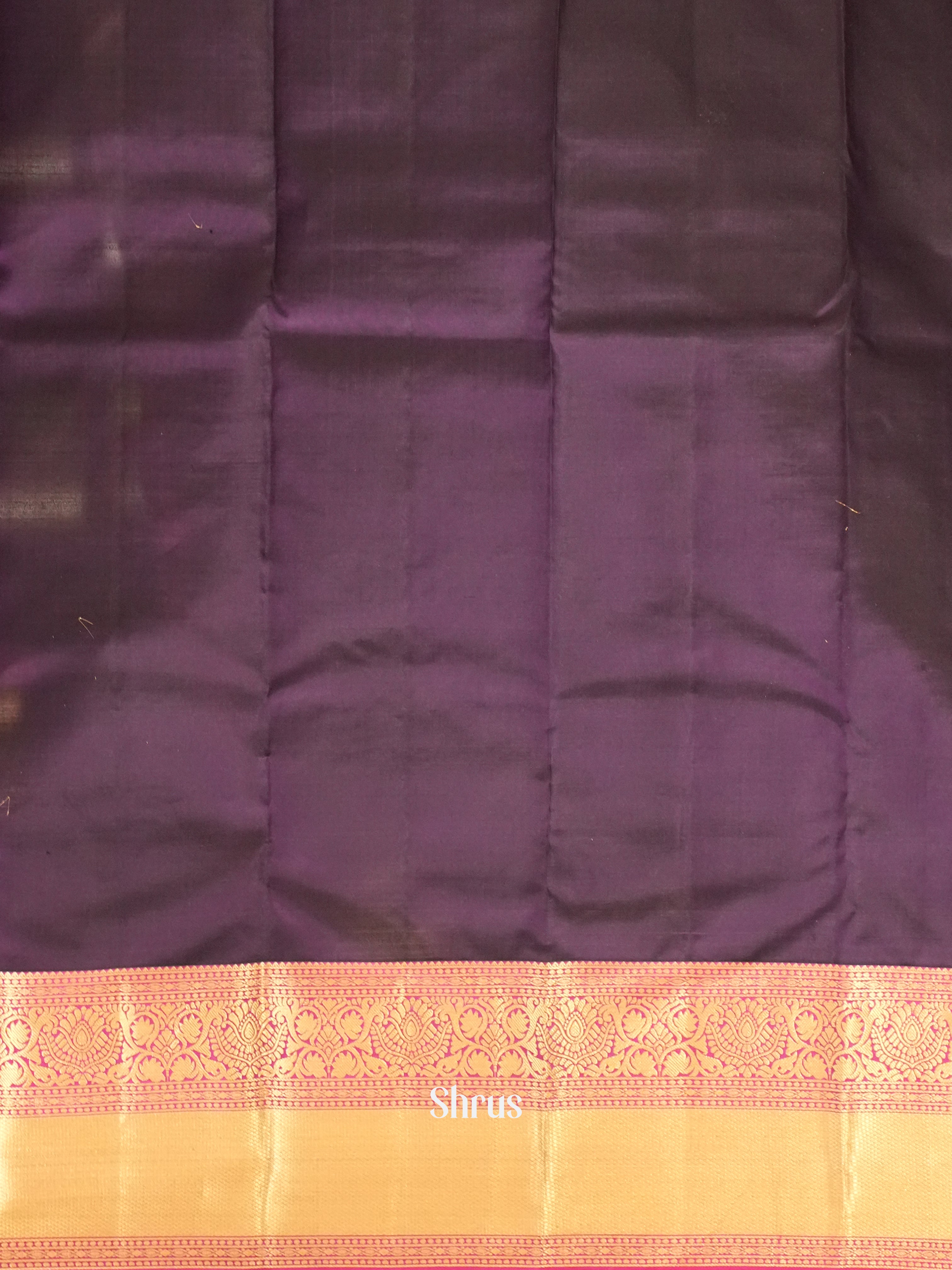 Jamun  & Pink  - Kanchipuram silk Saree - Shop on ShrusEternity.com