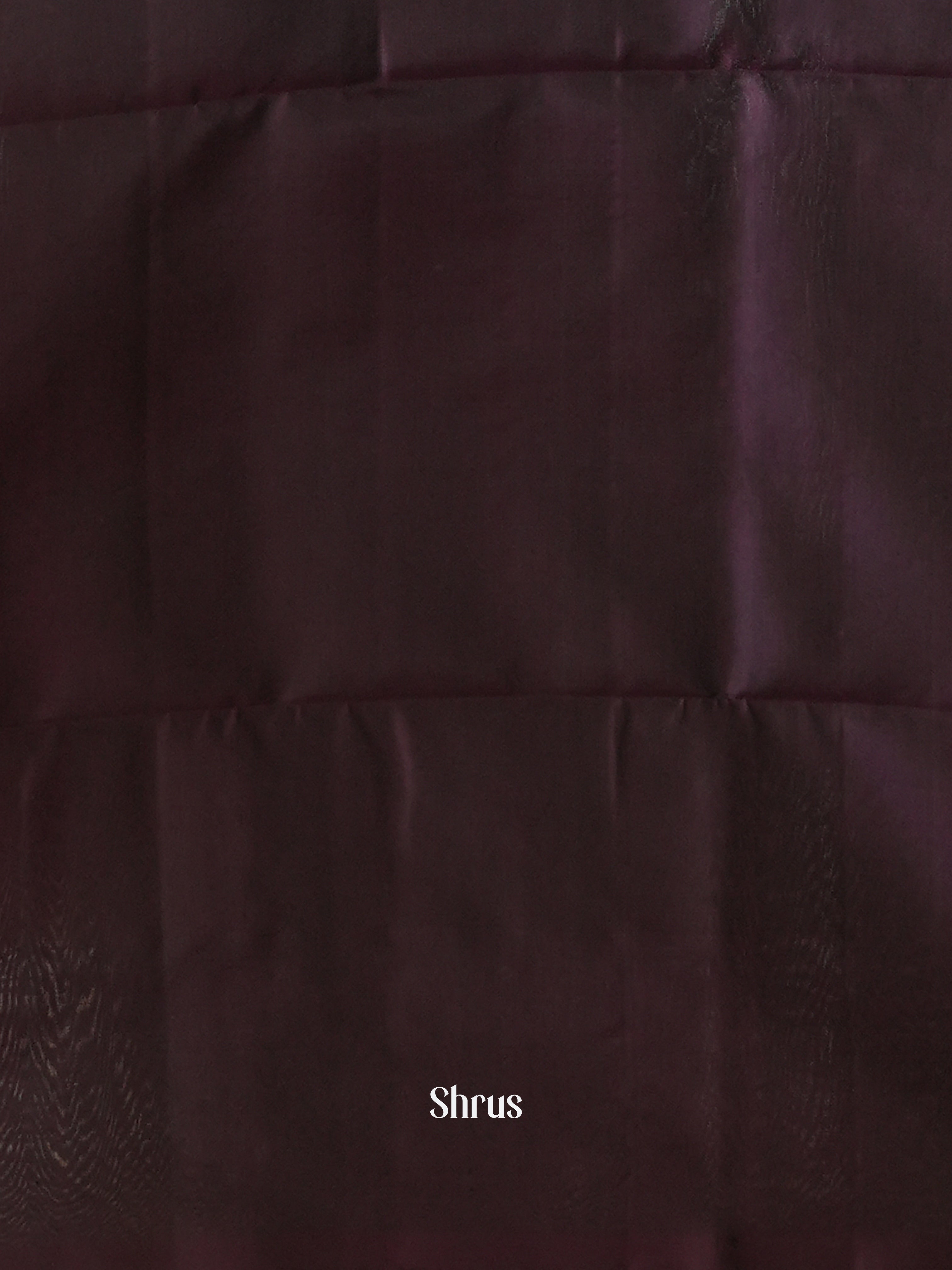 Brown & Violet - Soft Silk Saree