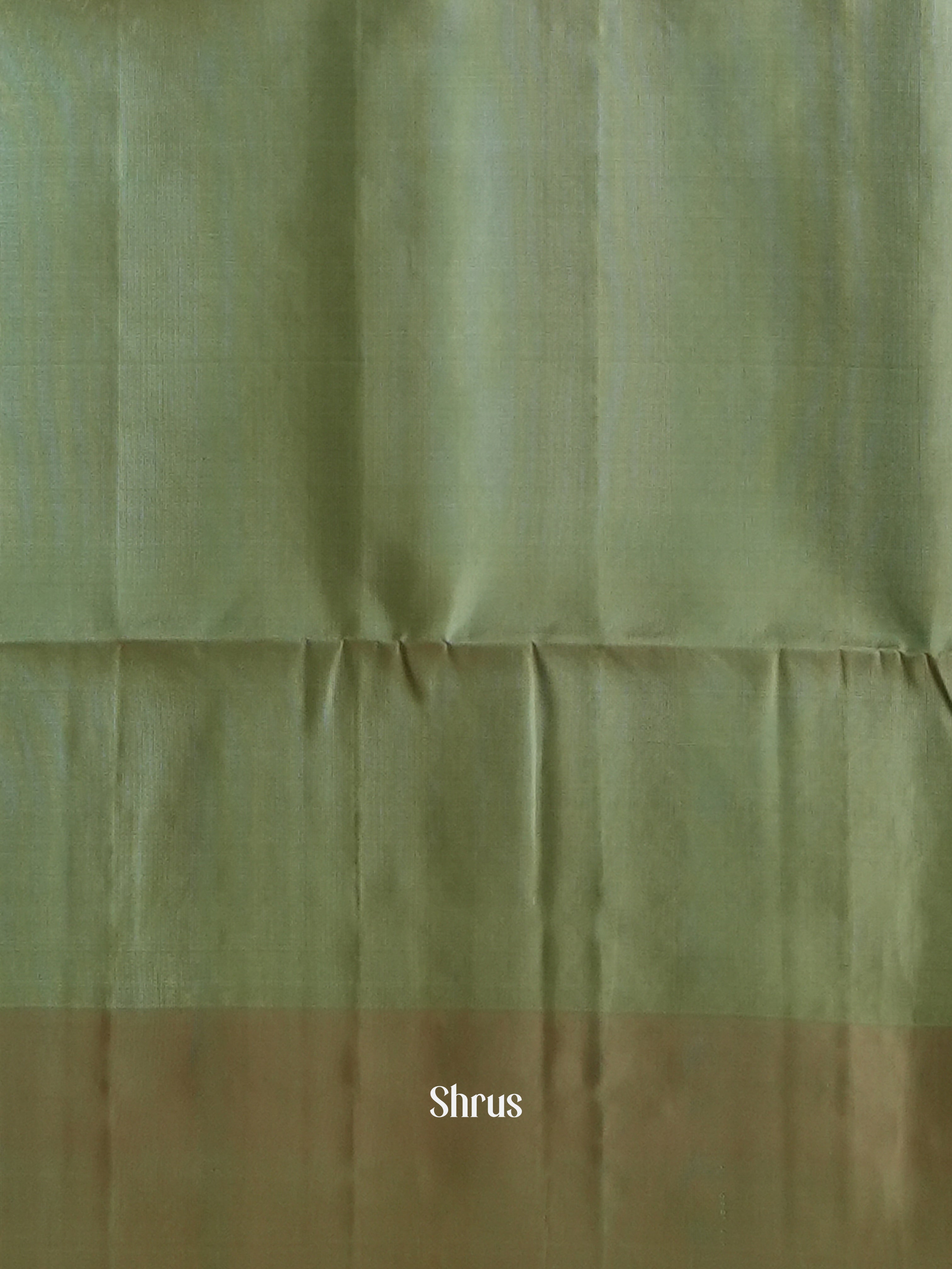 Pista Green & Grey - Soft Silk Saree