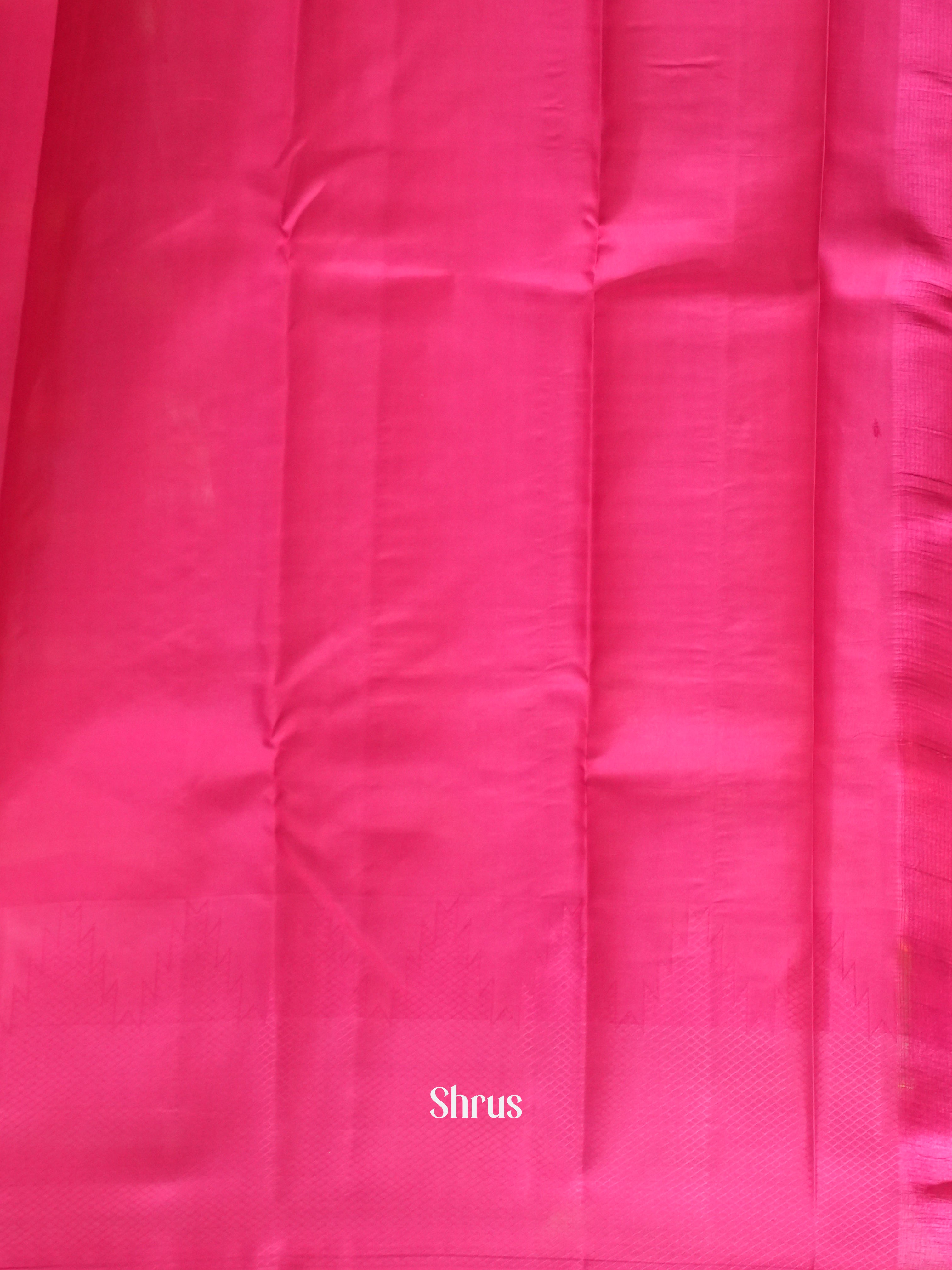 Orange & Pink - Kanchipuram silk Saree