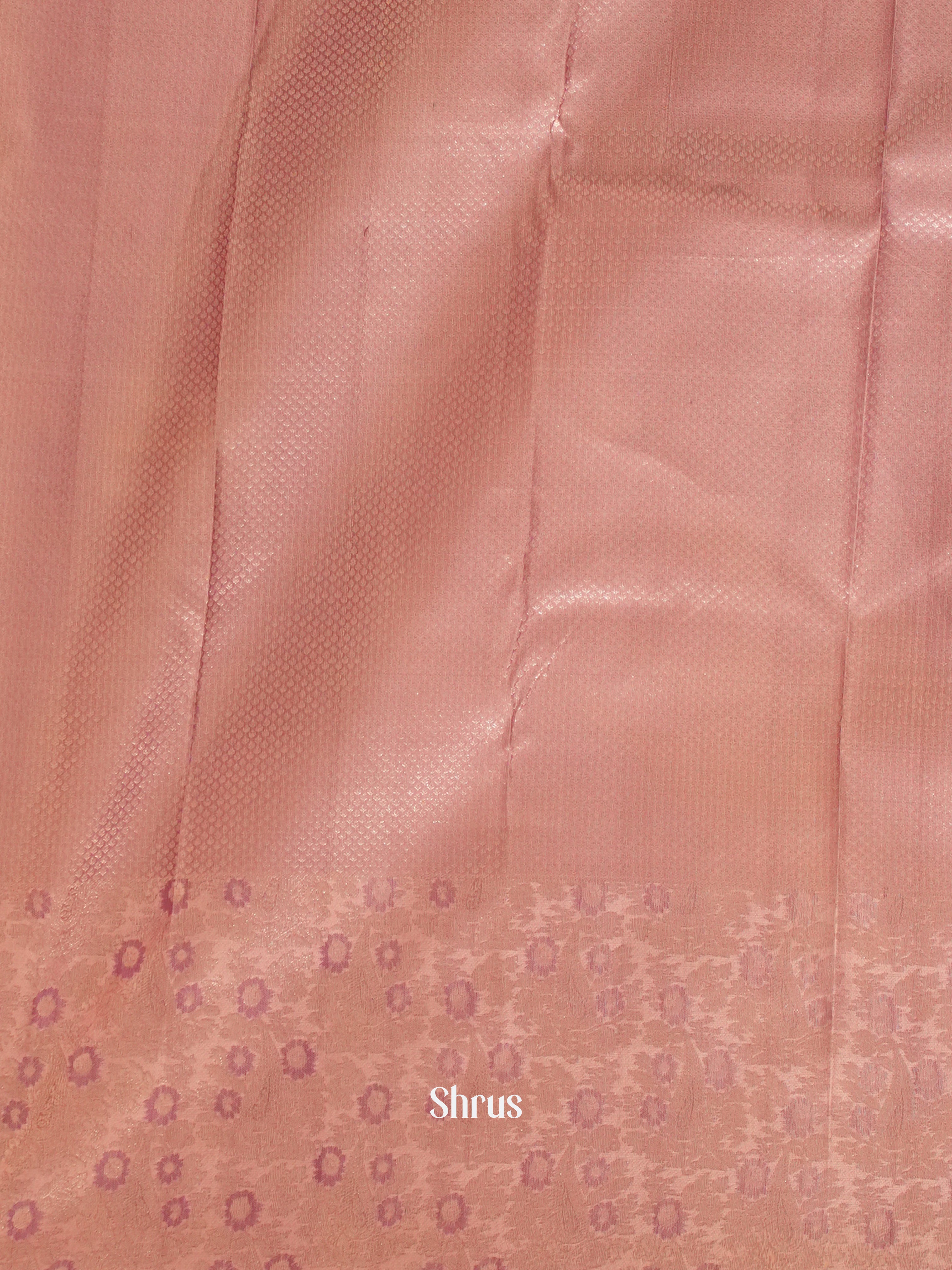 Yellow & Mild Lavender - Kanchipuram silk Saree