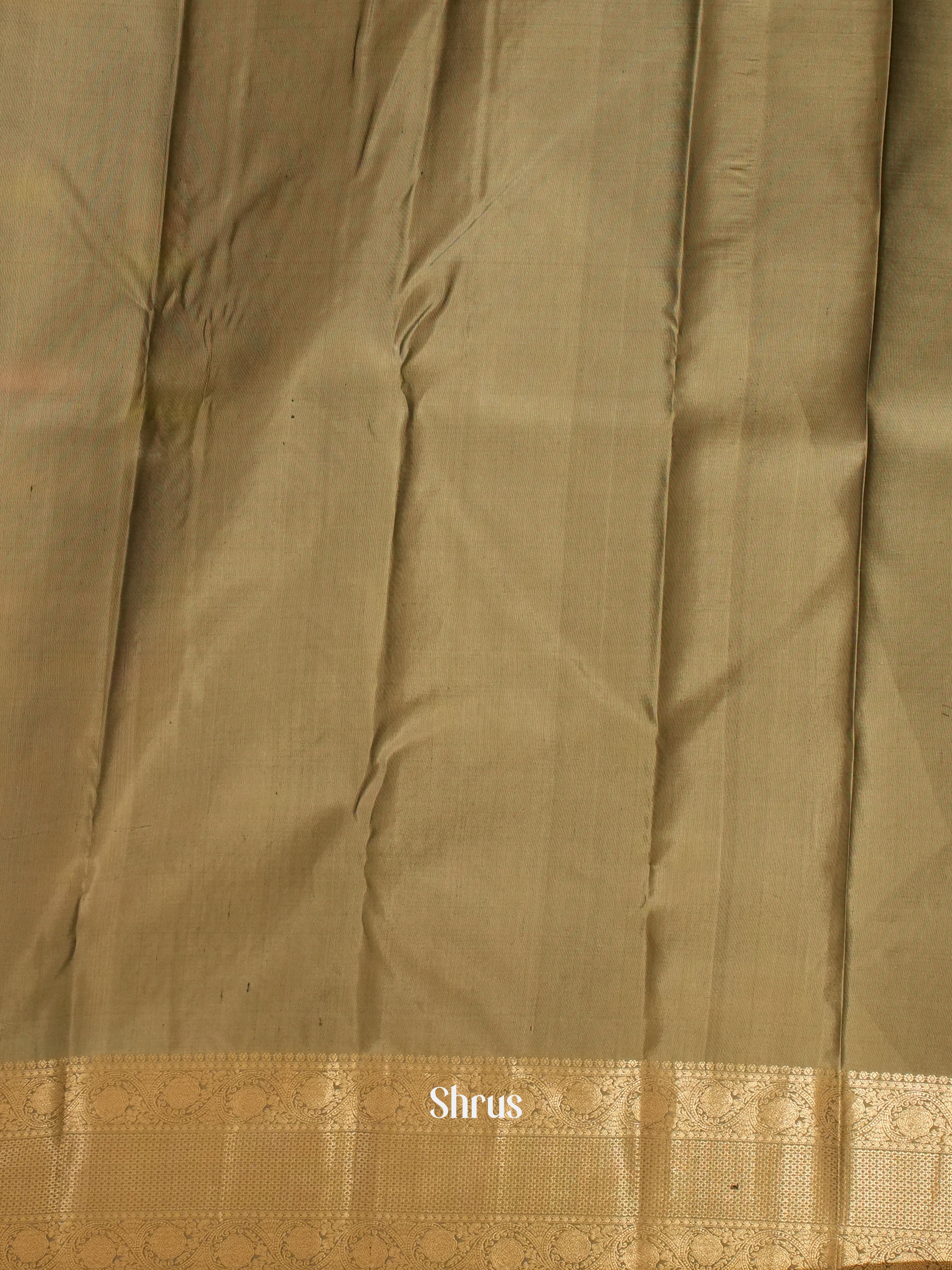 Grey(Single Tone) - Kanchipuram silk Saree