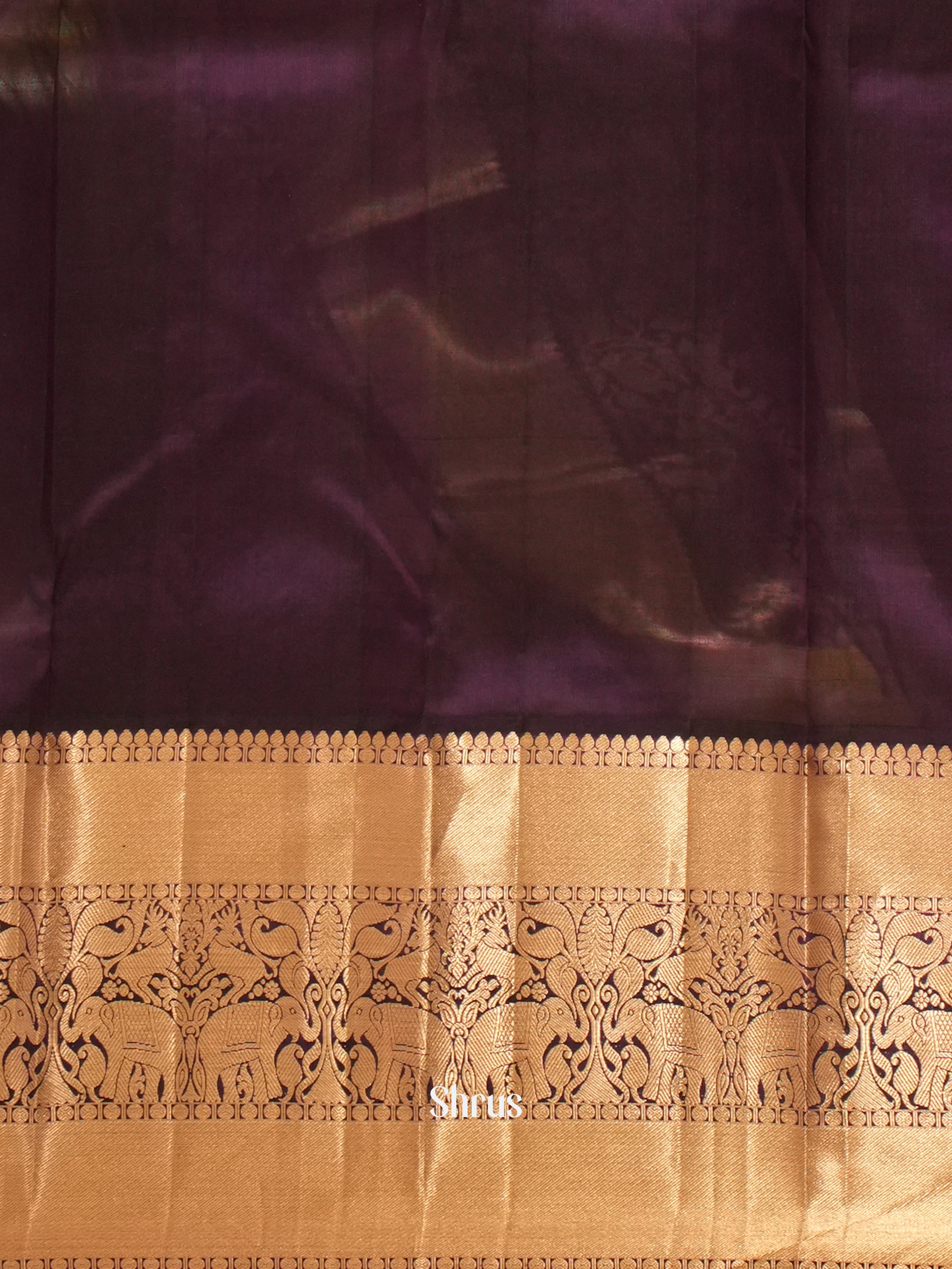 Violet(Single Tone)- Kanchipuram silk Saree