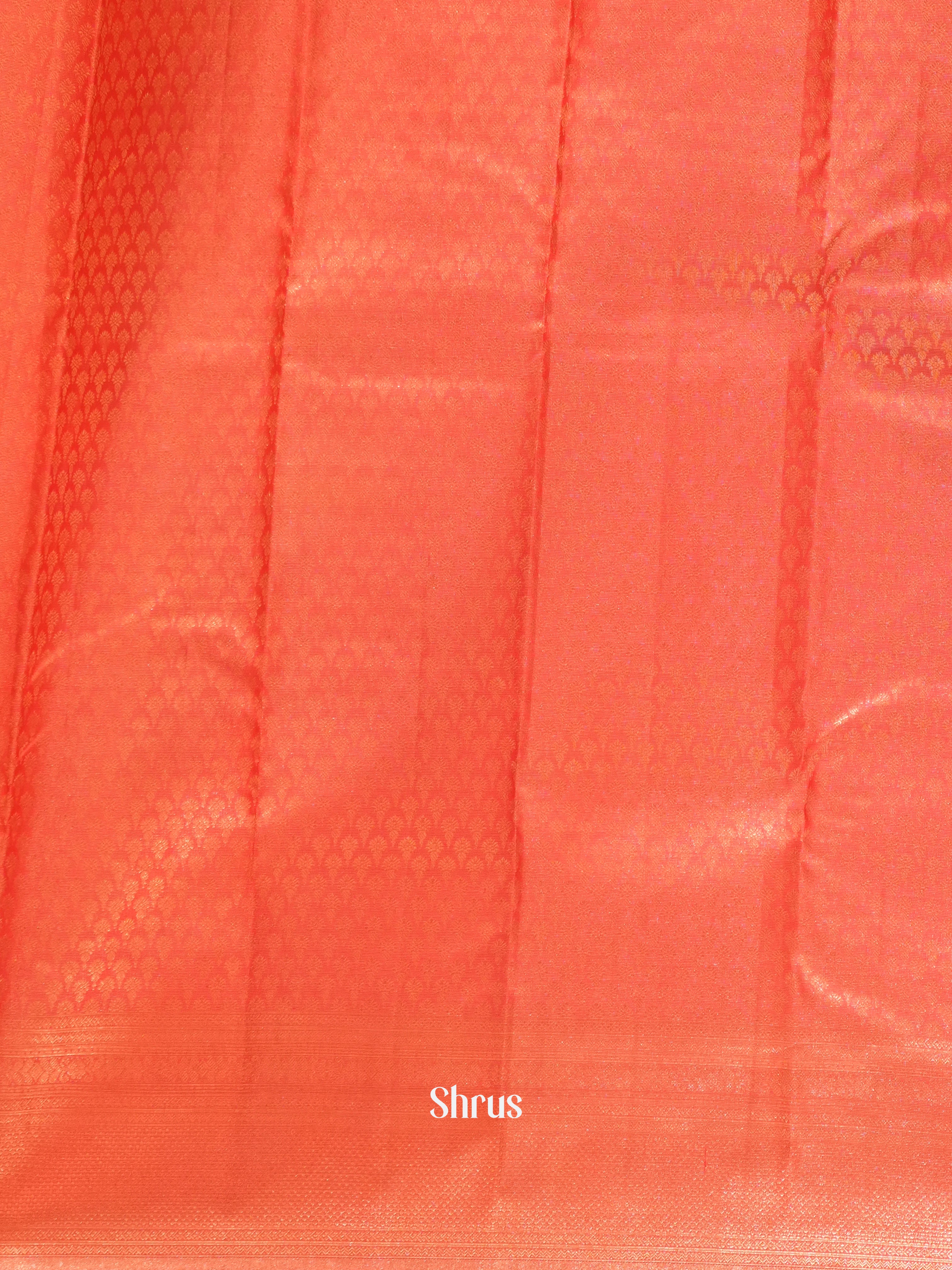 Pink(Single Tone)  - Kanchipuram silk Saree