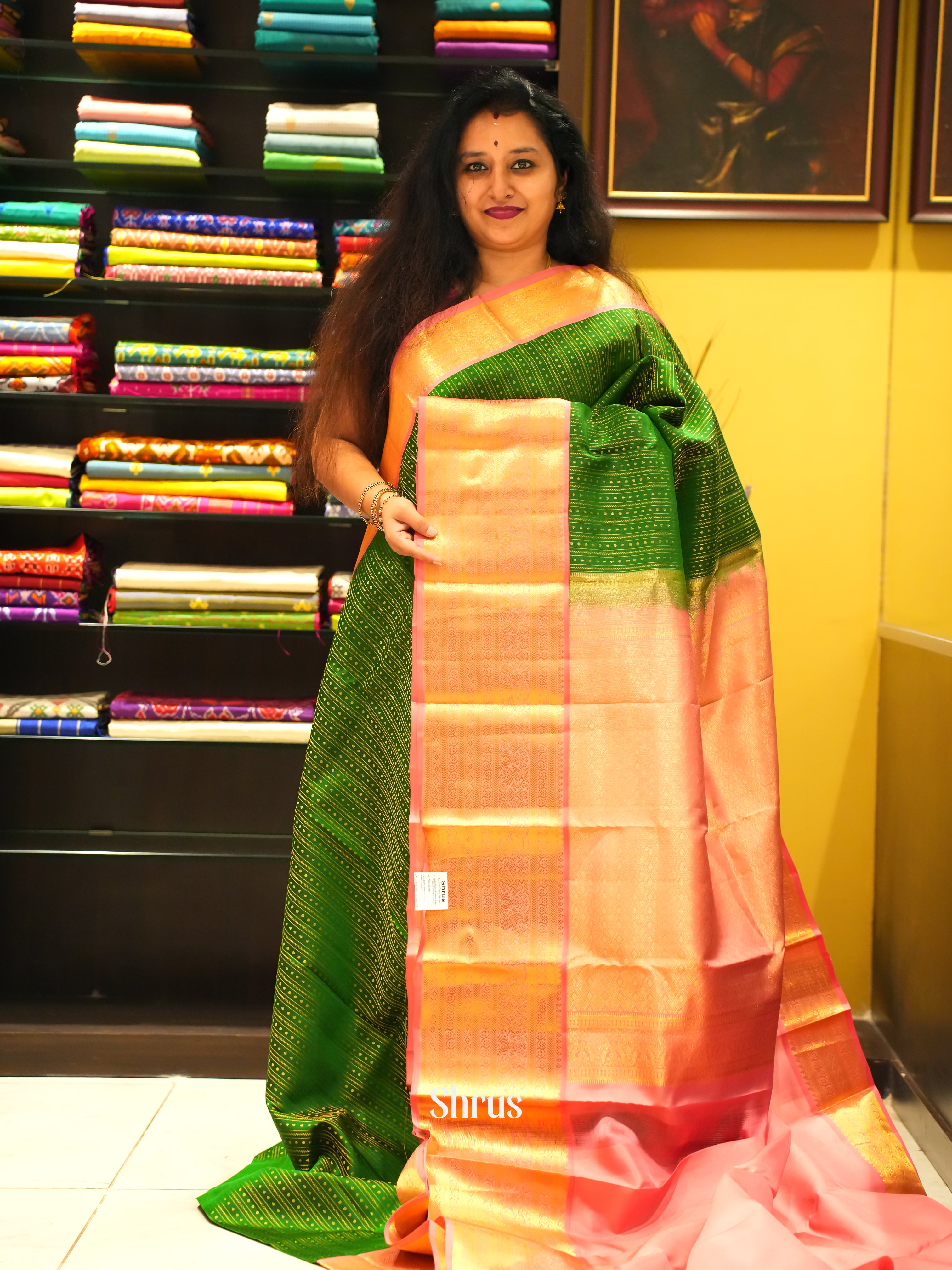 CES31549 - Kanchipuram Silk Saree - Shop on ShrusEternity.com