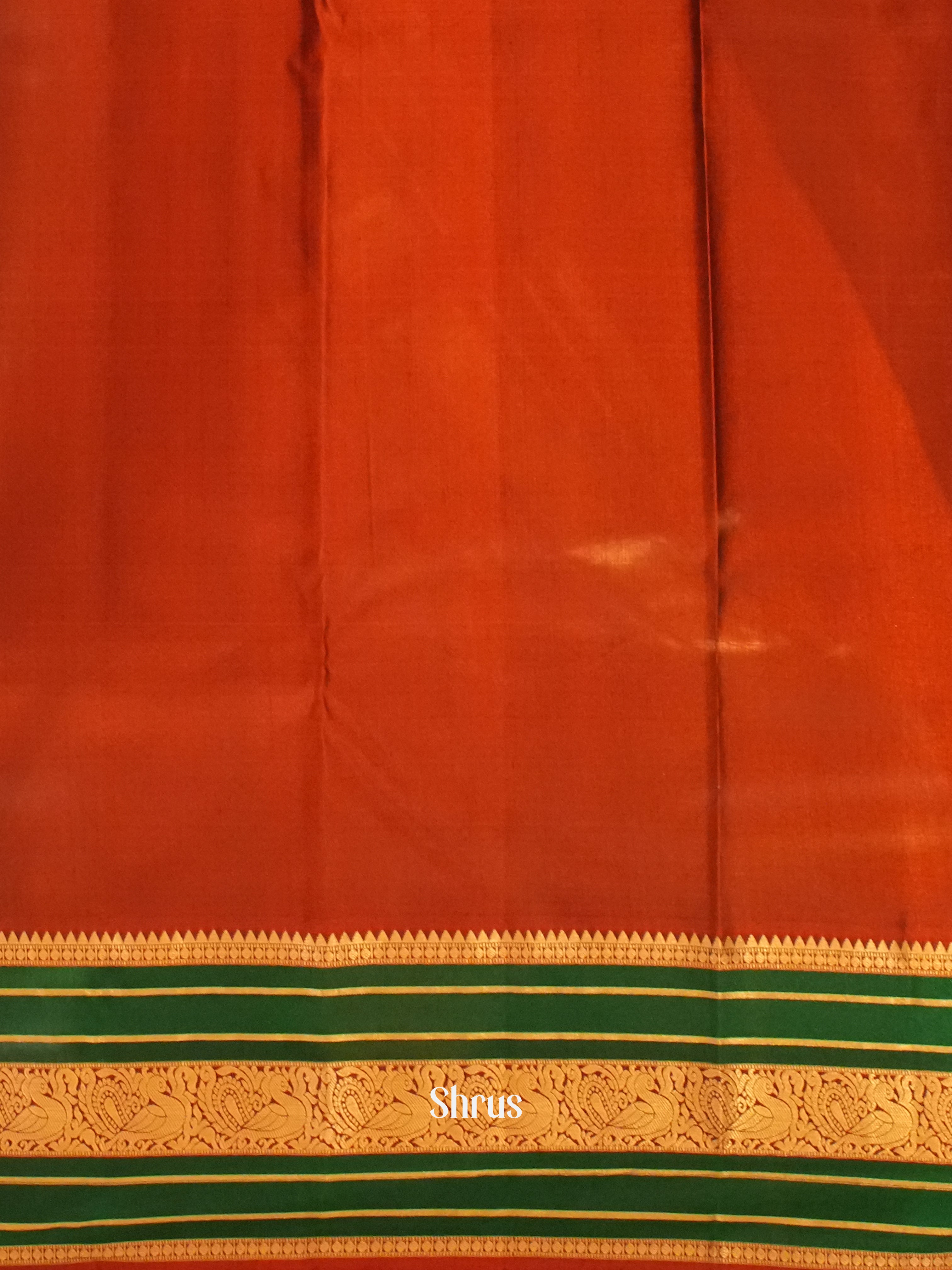 Jamun & Red - Kanchipuram Silk Saree - Shop on ShrusEternity.com