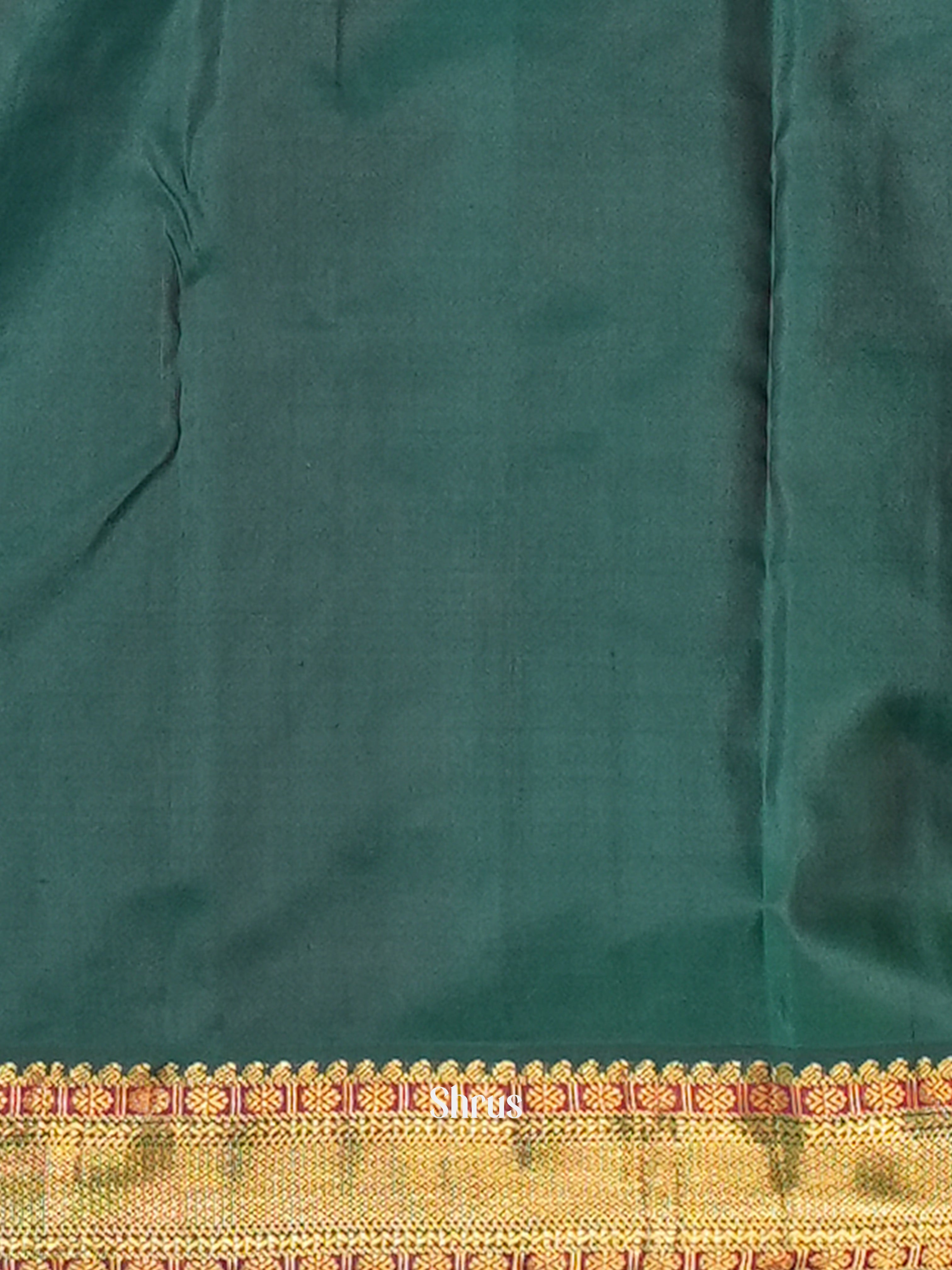 Pink & Green - Kanchipuram silk Saree