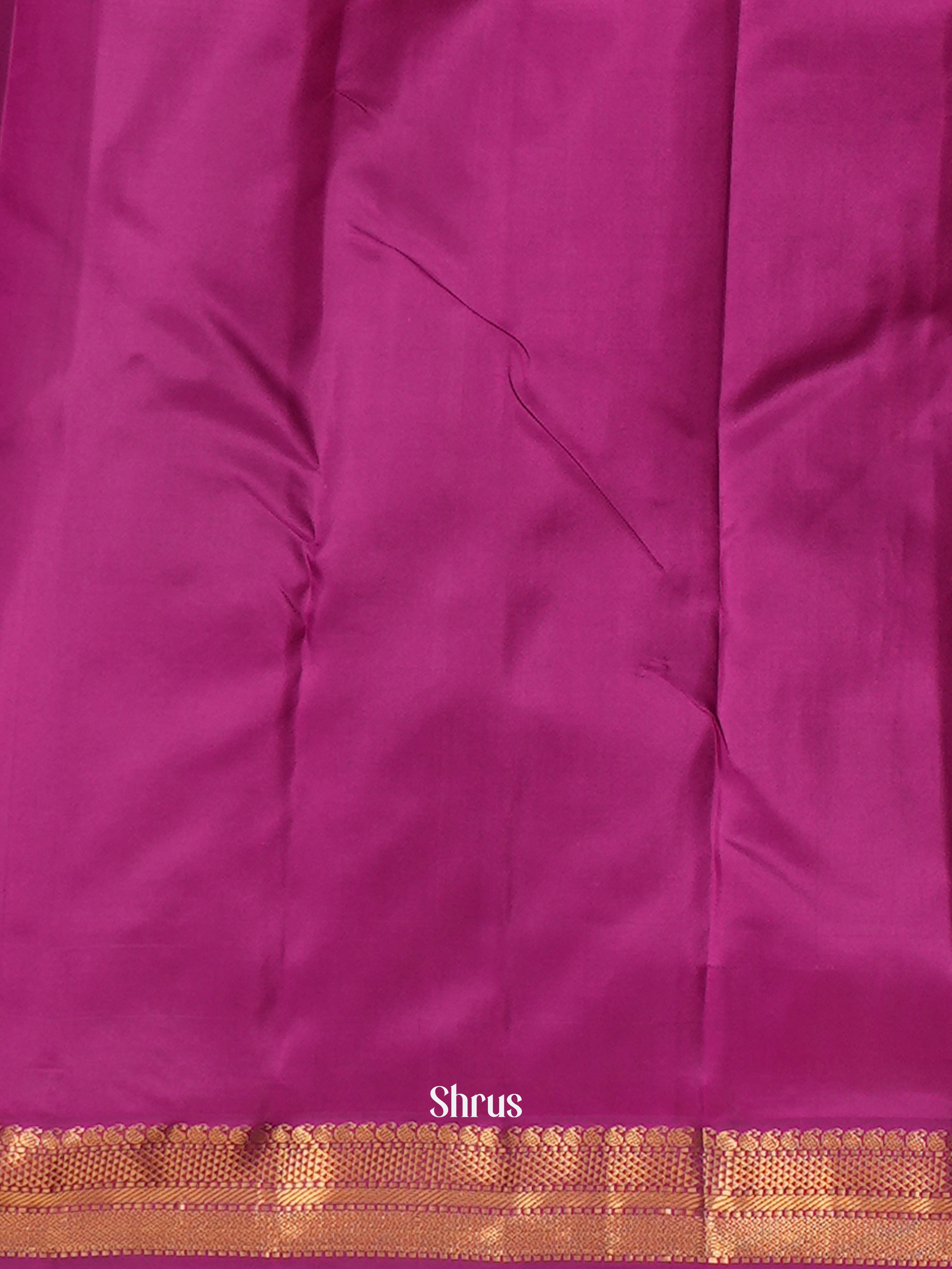 Baby Pink & Pink - Kanchipuram Silk Saree