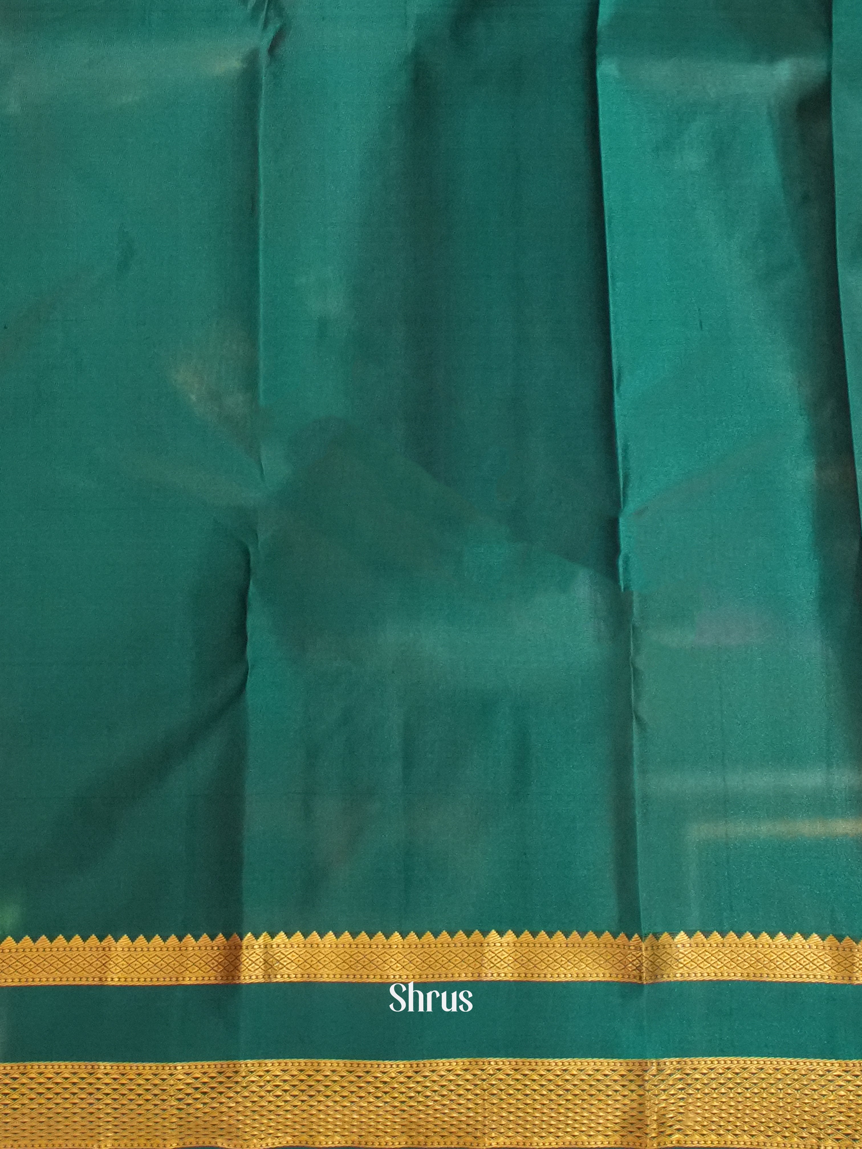 Purple & Green - Kanchipuram Silk Saree - Shop on ShrusEternity.com