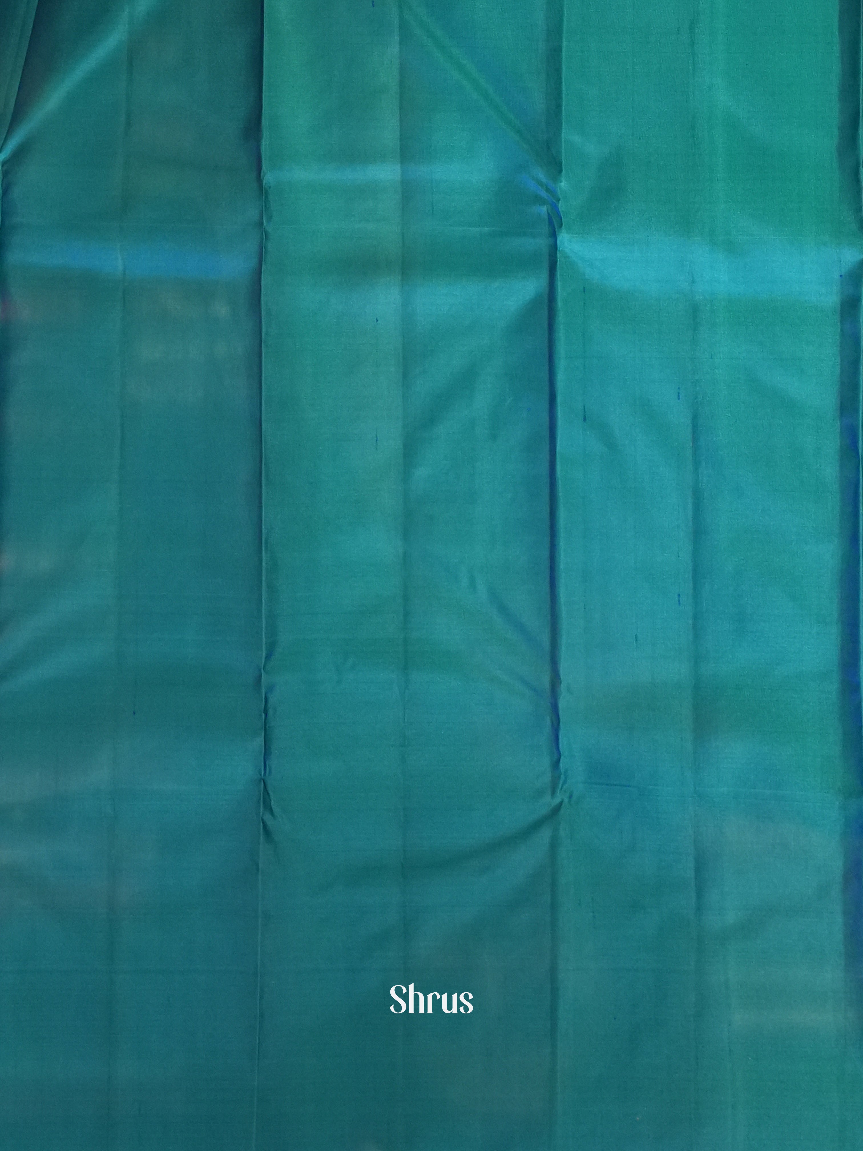 Peacock Blue(Single Tone) - Kanchipuram silk Saree