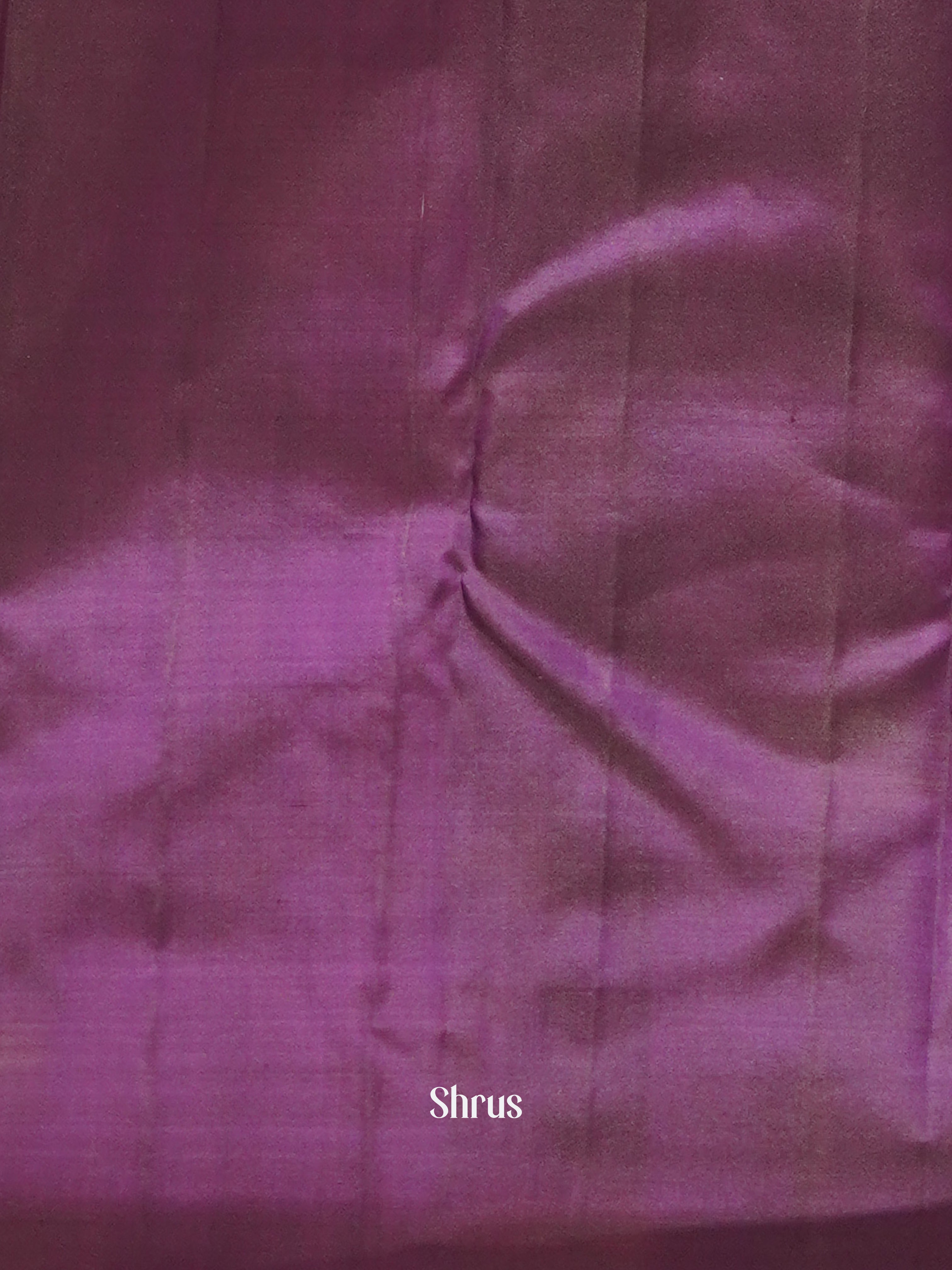 Purple (Single tone) - Kanchipuram silk Saree