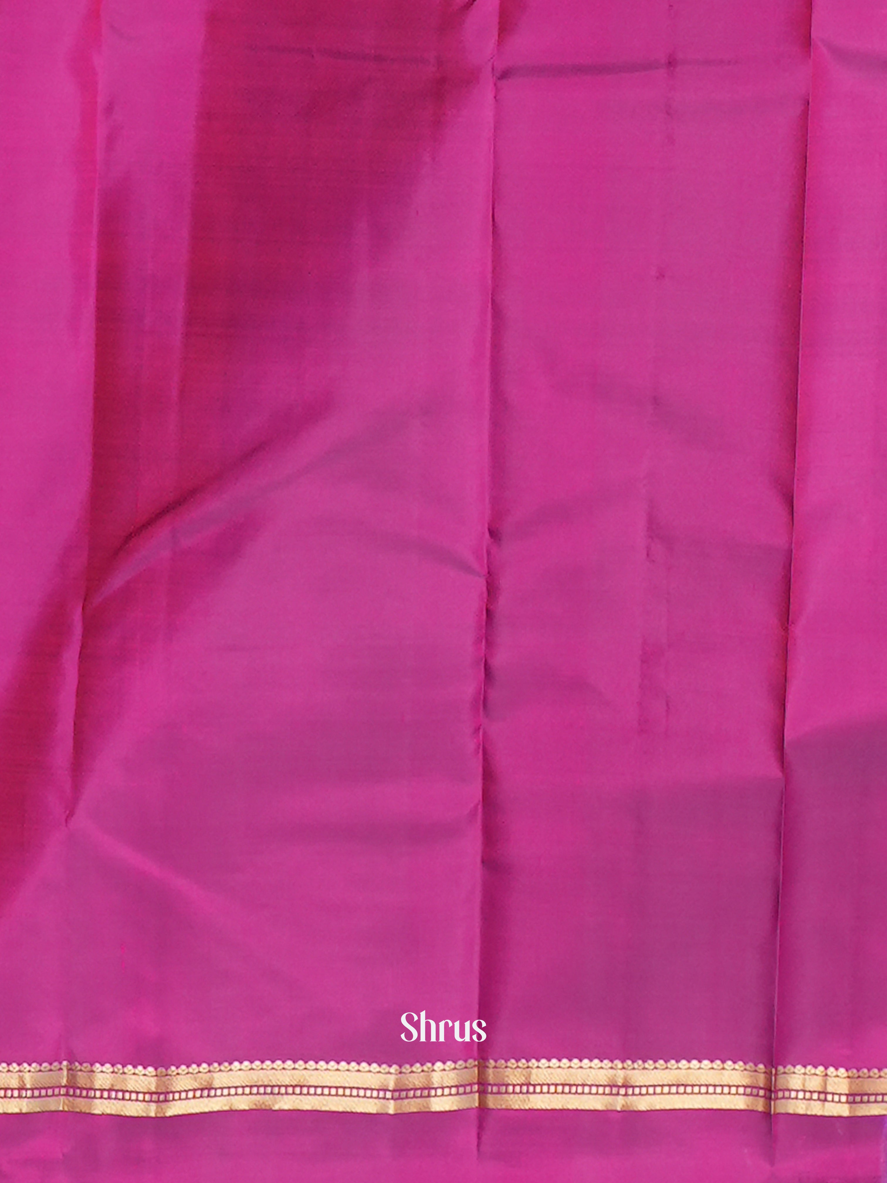 Orange & Pink  -Kanchipuram silk