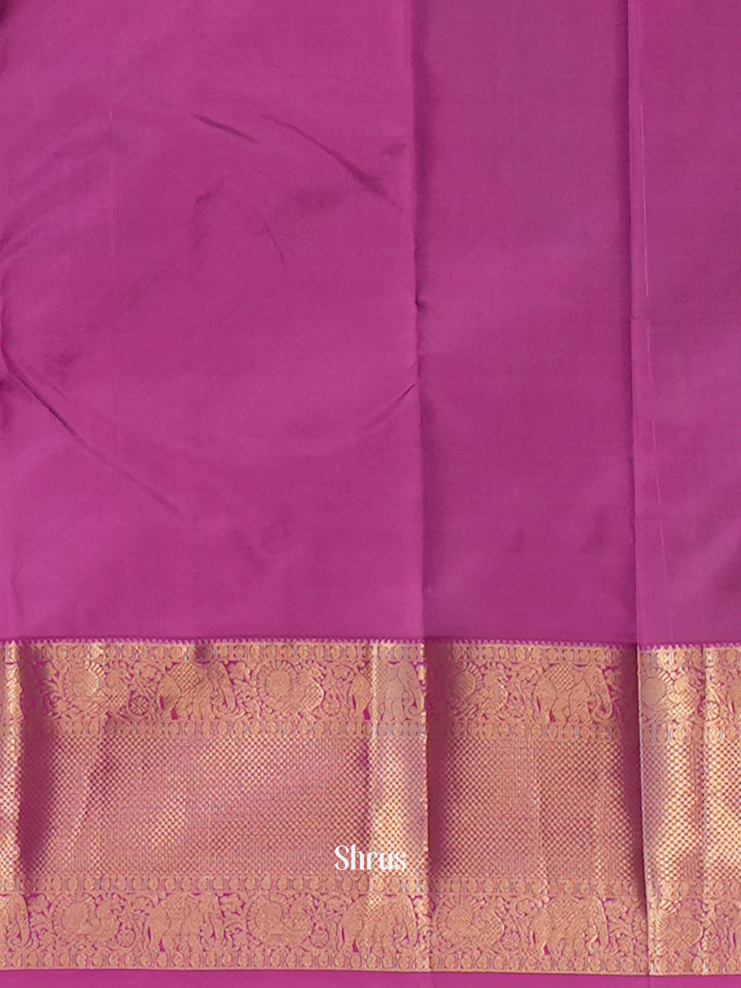 Teal & Pink - Kanchipuram silk