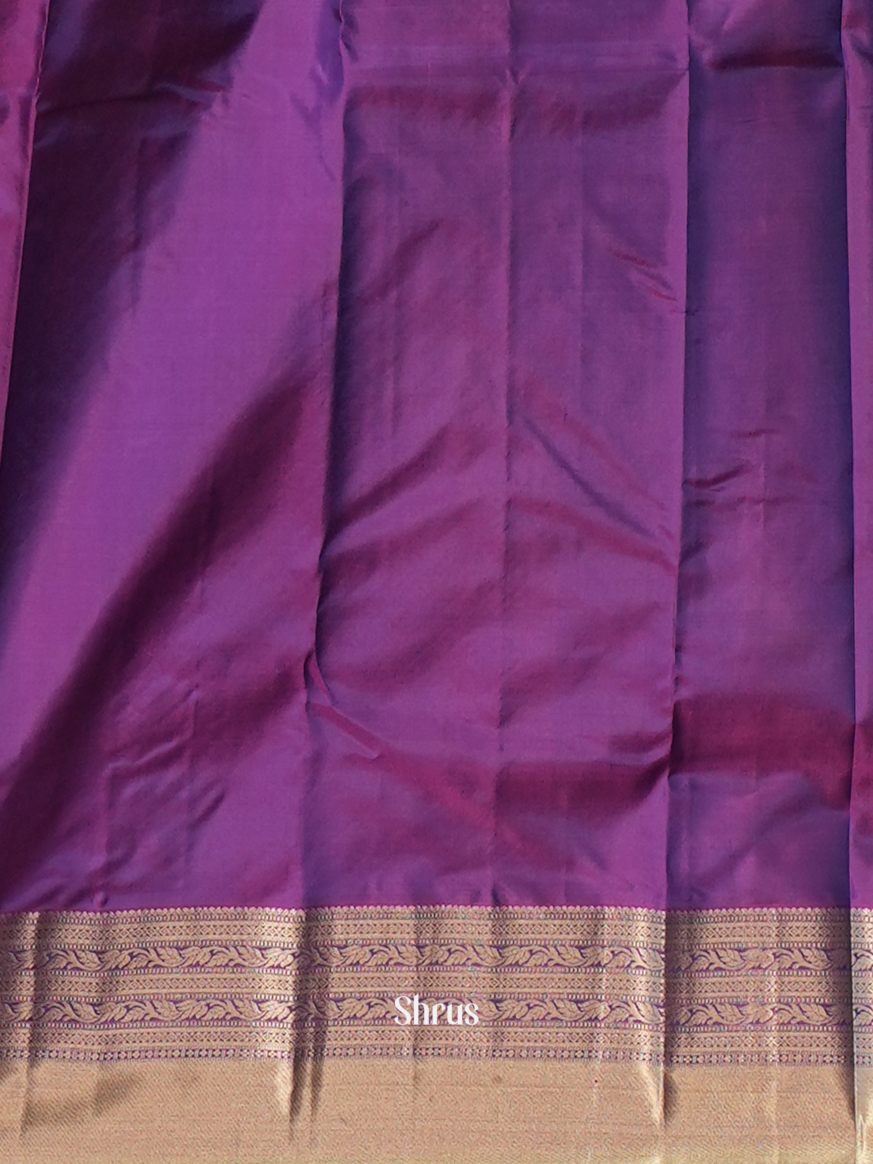 Blue & Majenta -Kanchipuram silk