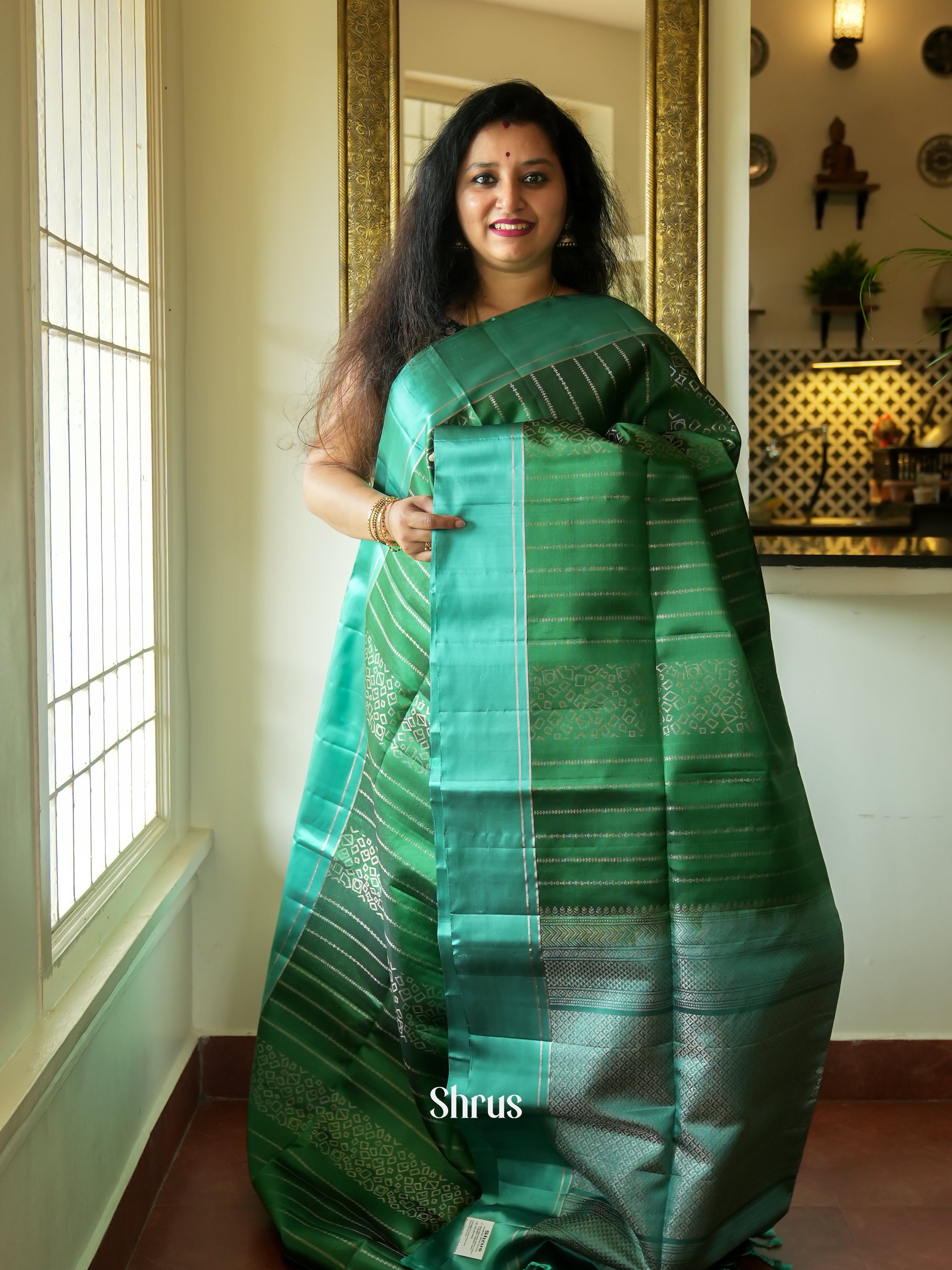 Green - Soft Silk Saree