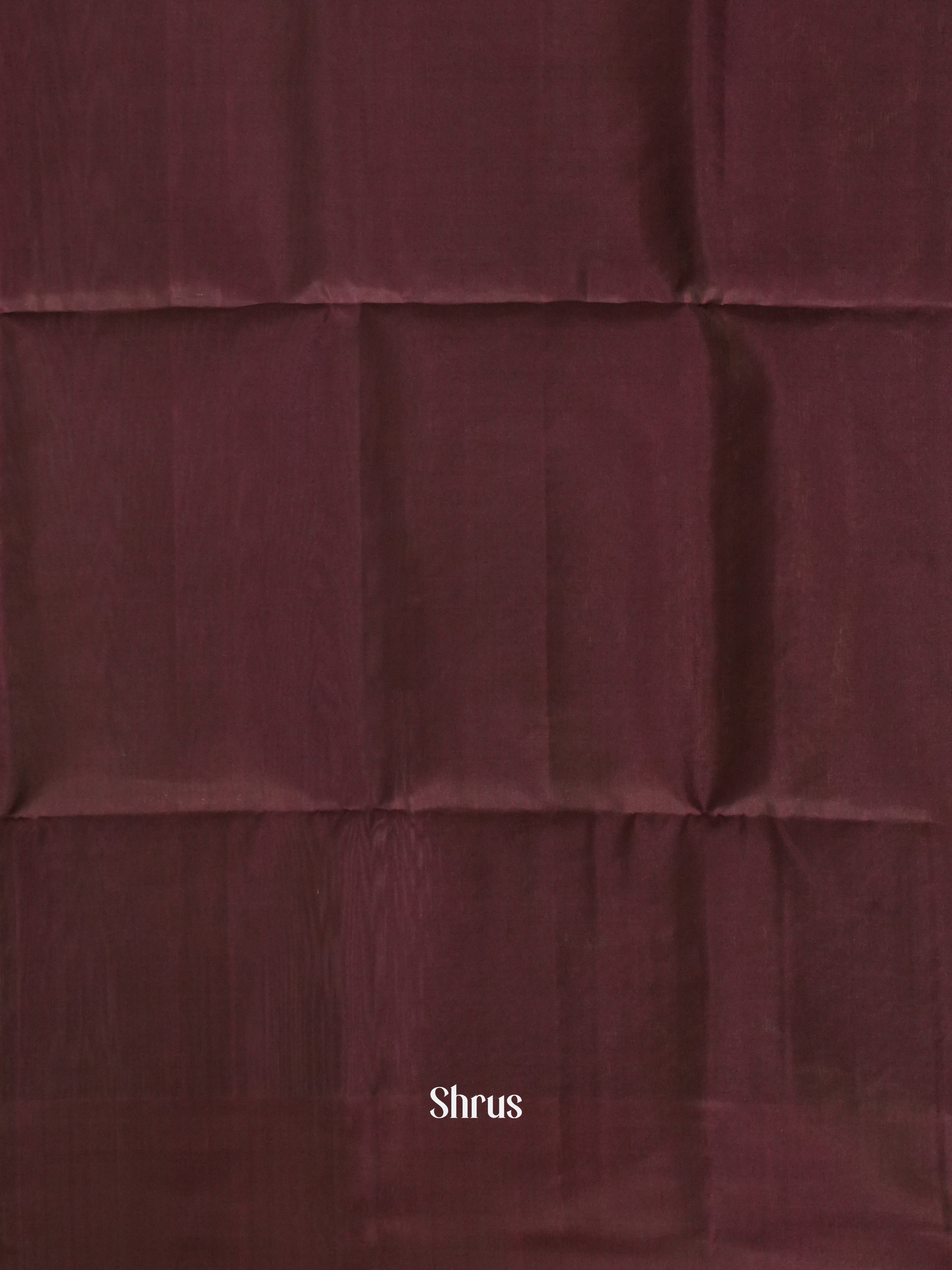 Purple & Coffee Brown- Soft Silk Saree